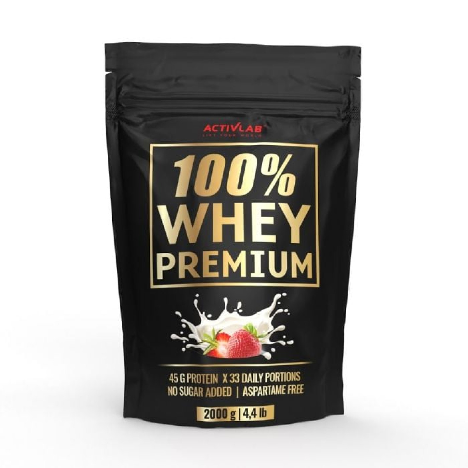 ActivLab 100% Whey Premium jahoda · záber 1