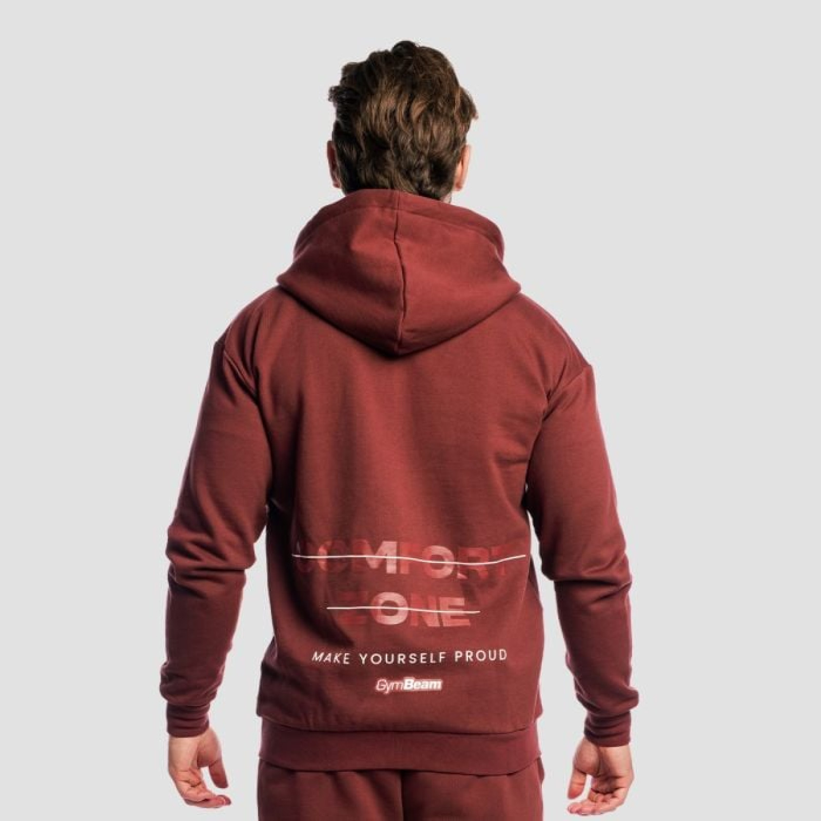 GymBeam Mikina so zipsom Zone Cherrywood XL · záber 1