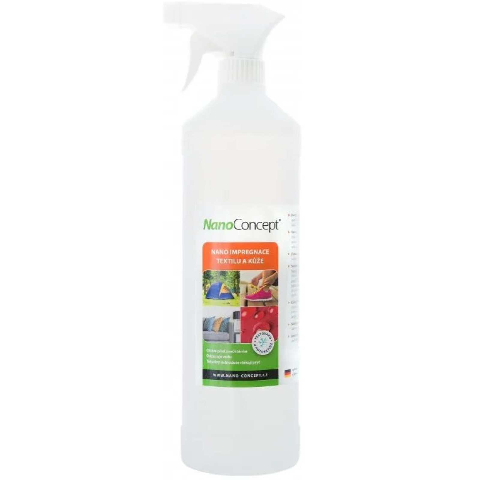 NanoConcept Nano impregnace textilu a kůže 1000 ml · záber 1