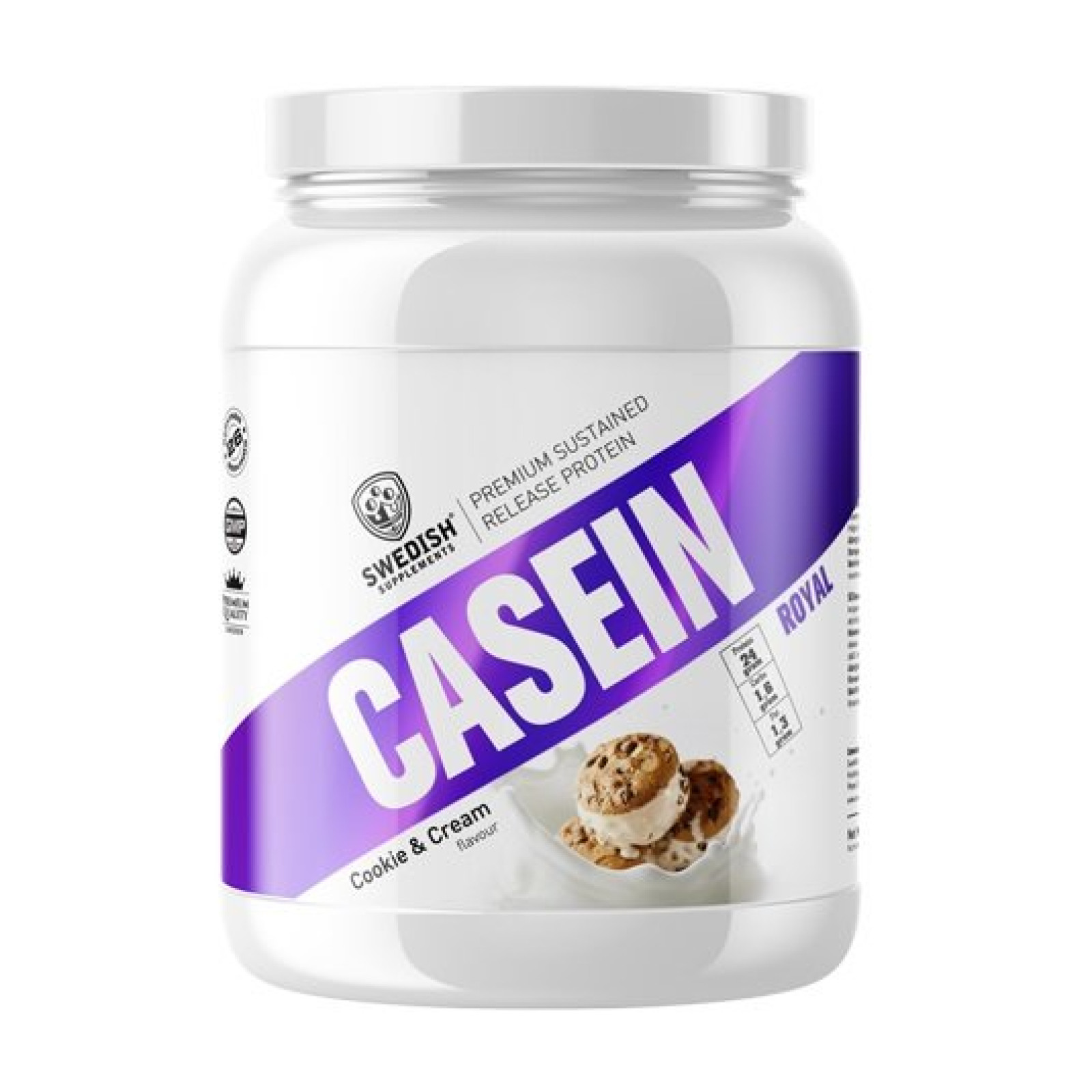 Casein Royal - Swedish Supplements 900 g Cookies+Cream · záber 1
