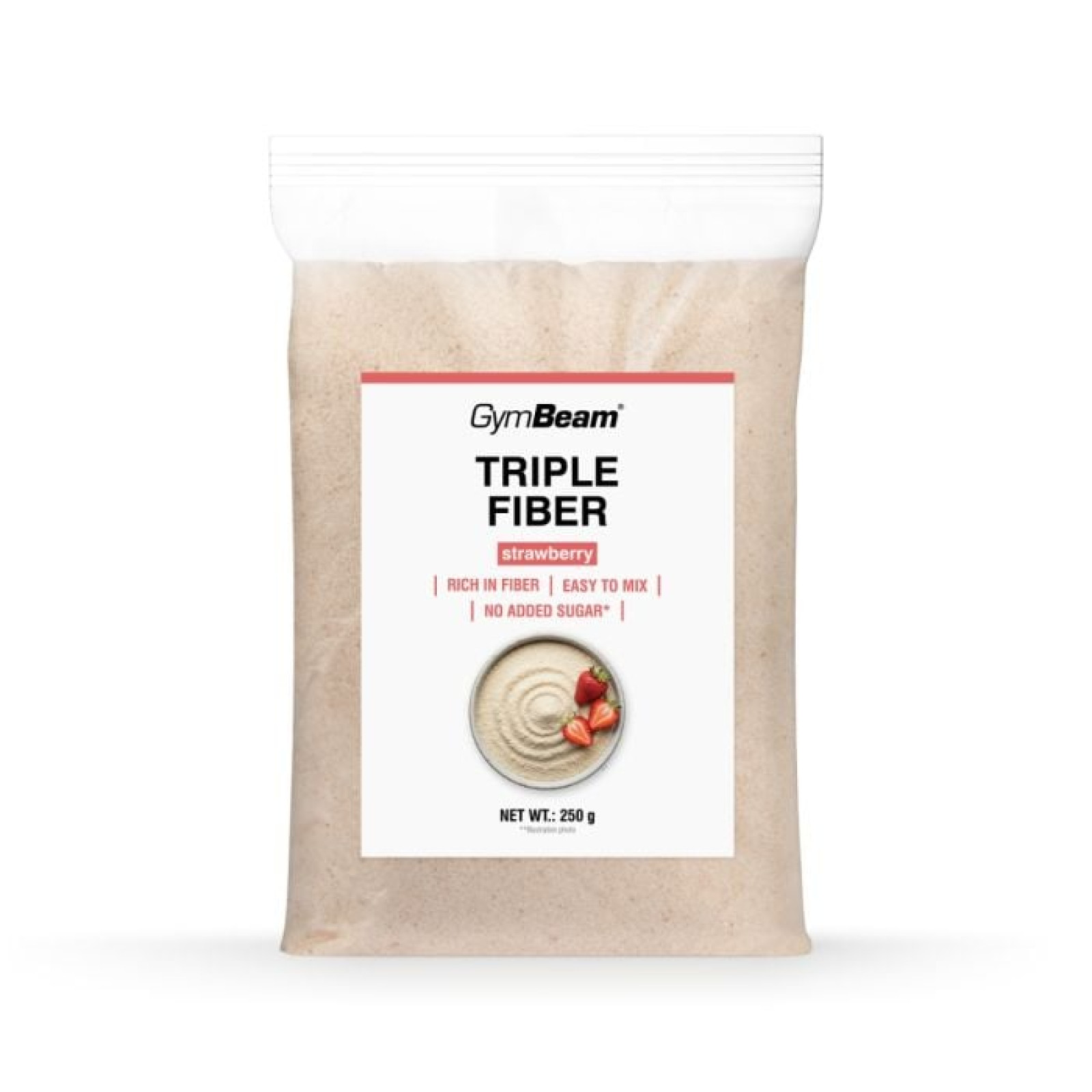 GymBeam Triple fiber jahoda · záber 1