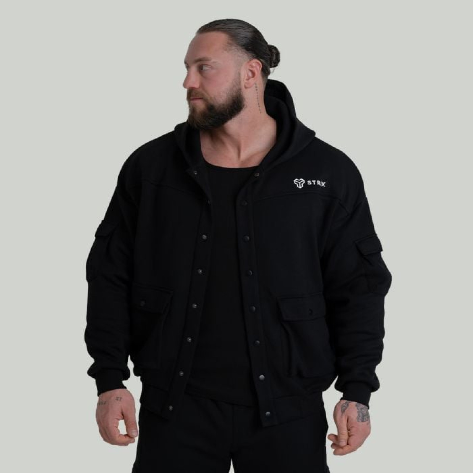STRIX Bunda Relaxed ZOA Black S · záber 1