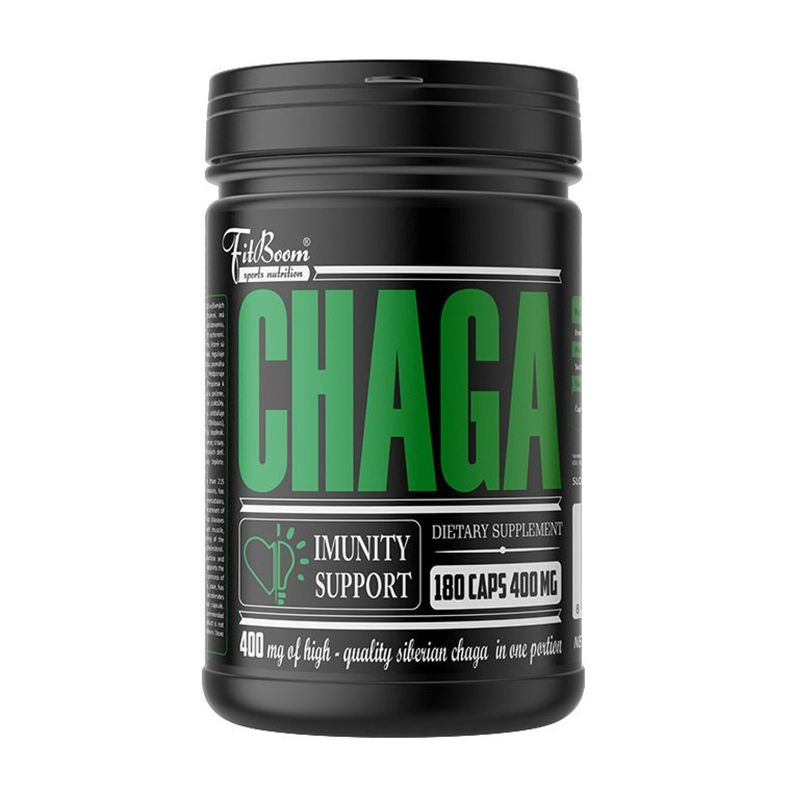 Chaga - FitBoom 180 kaps. · záber 1
