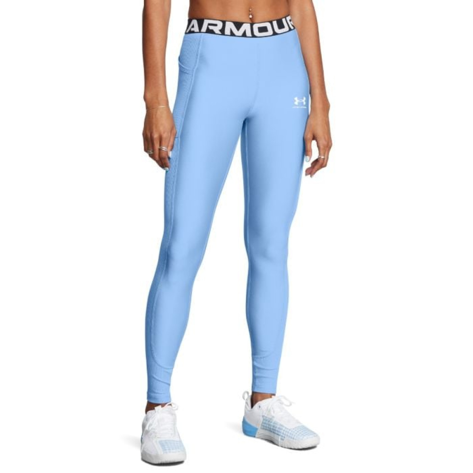Under Armour Dámske legíny HeatGear Rib Legging Blue XLXL · záber 1
