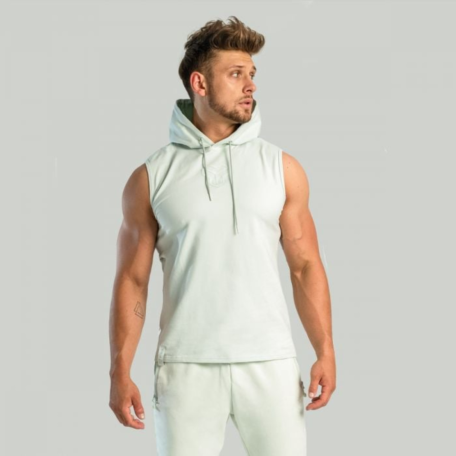 STRIX Tielko Essential Hoodie Tank Moon Grey MM · záber 1