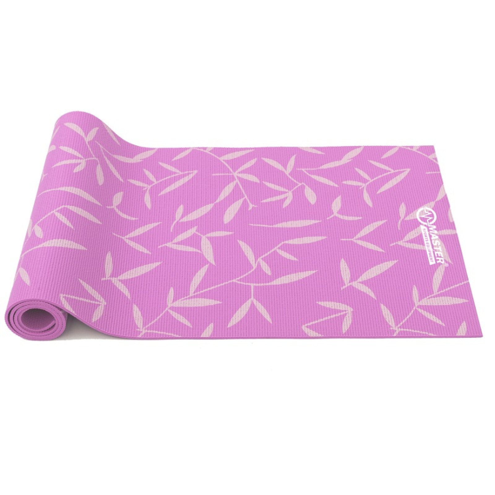 Podložka na cvičenie MASTER Yoga PVC 8 mm - 173 x 61 cm - ružová · záber 1