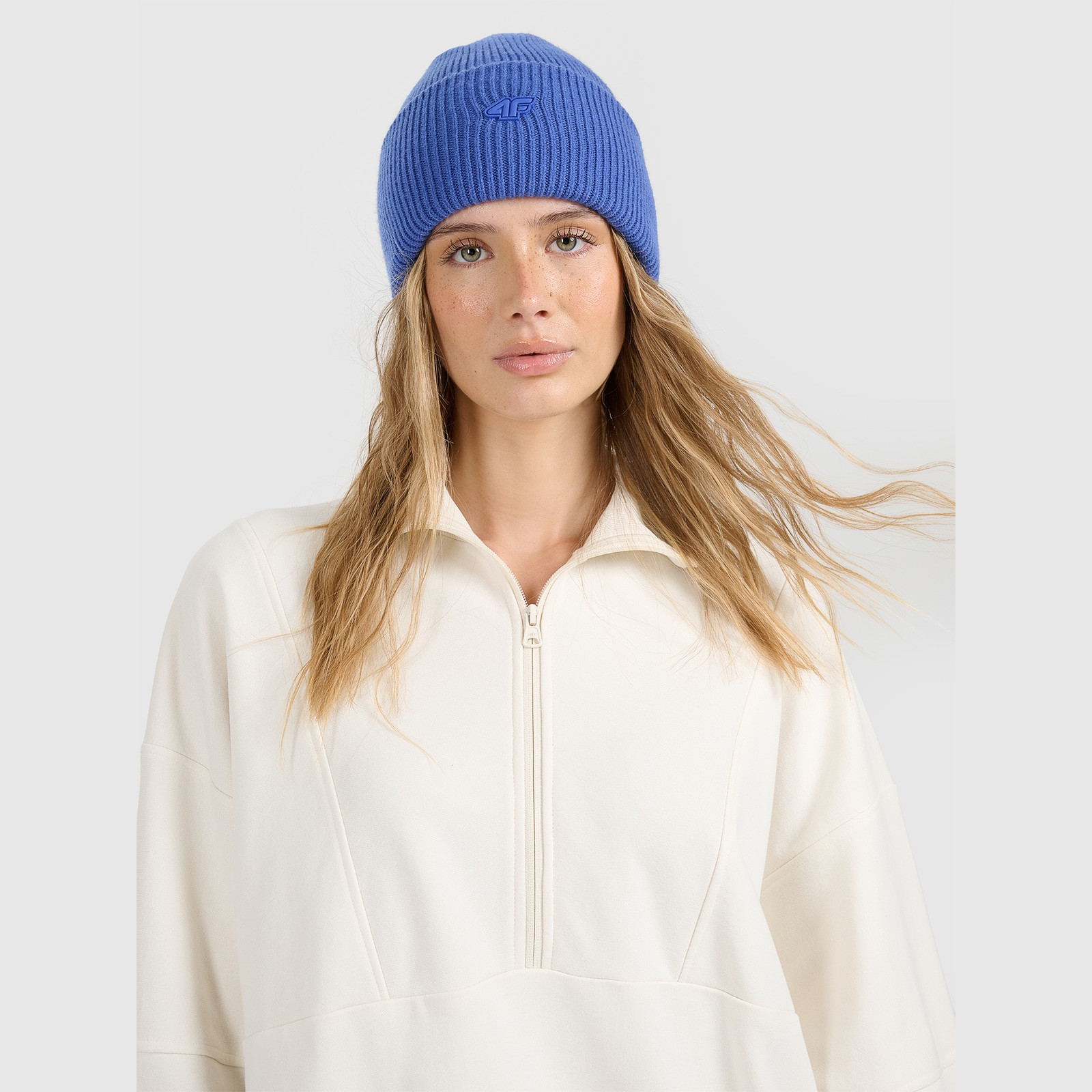 Zimná čiapka unisex - modrá · záber 1