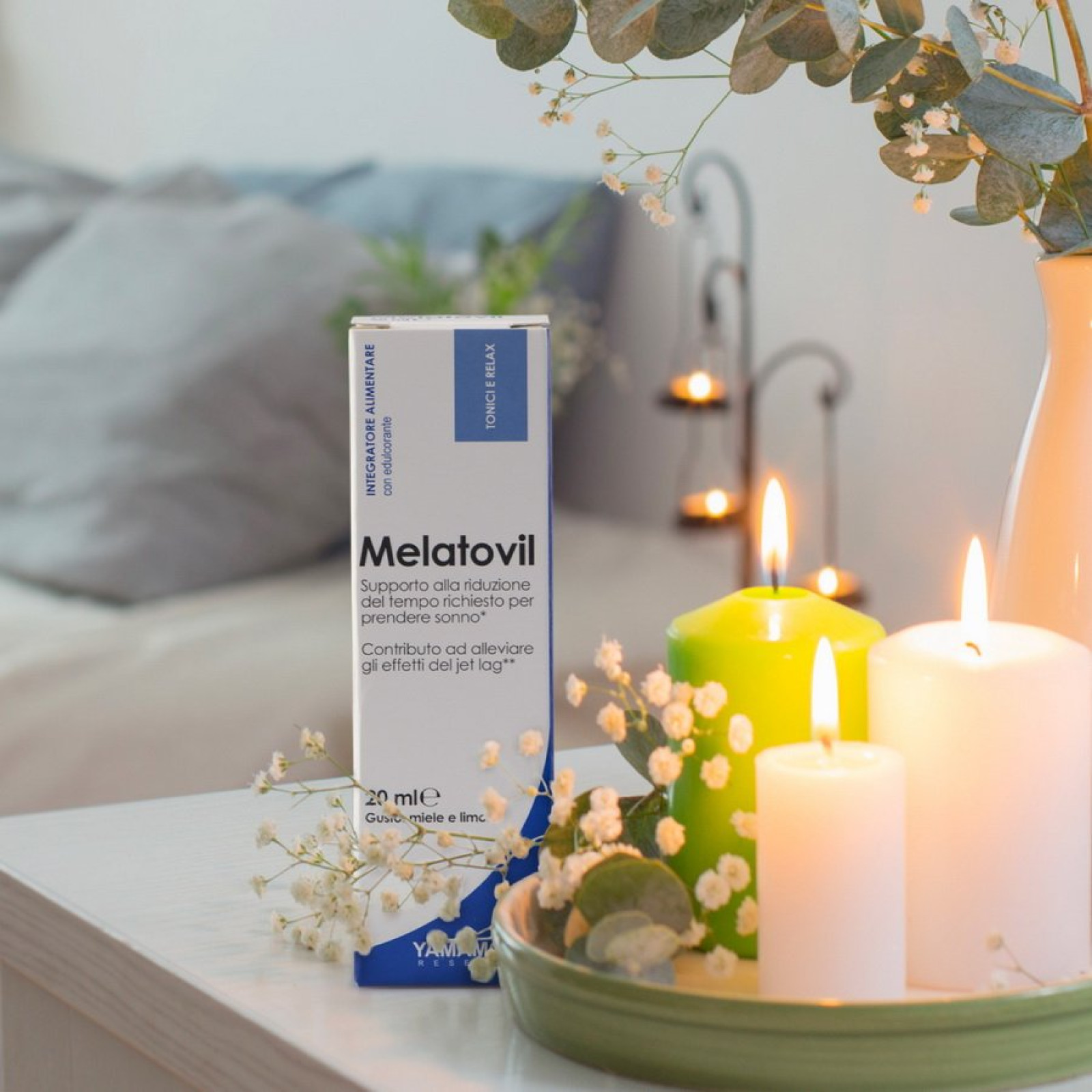 Melatovil (melatonín vo forme kvapiek) - Yamamoto 20 ml. Honey-Lemon · záber 1