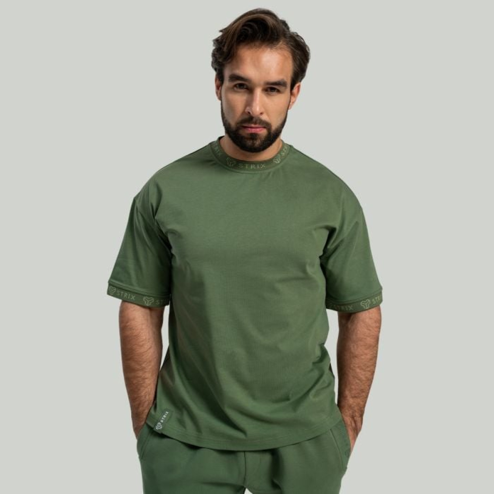 STRIX Tričko Oversized Heavy Cedar Green XLXL · záber 1