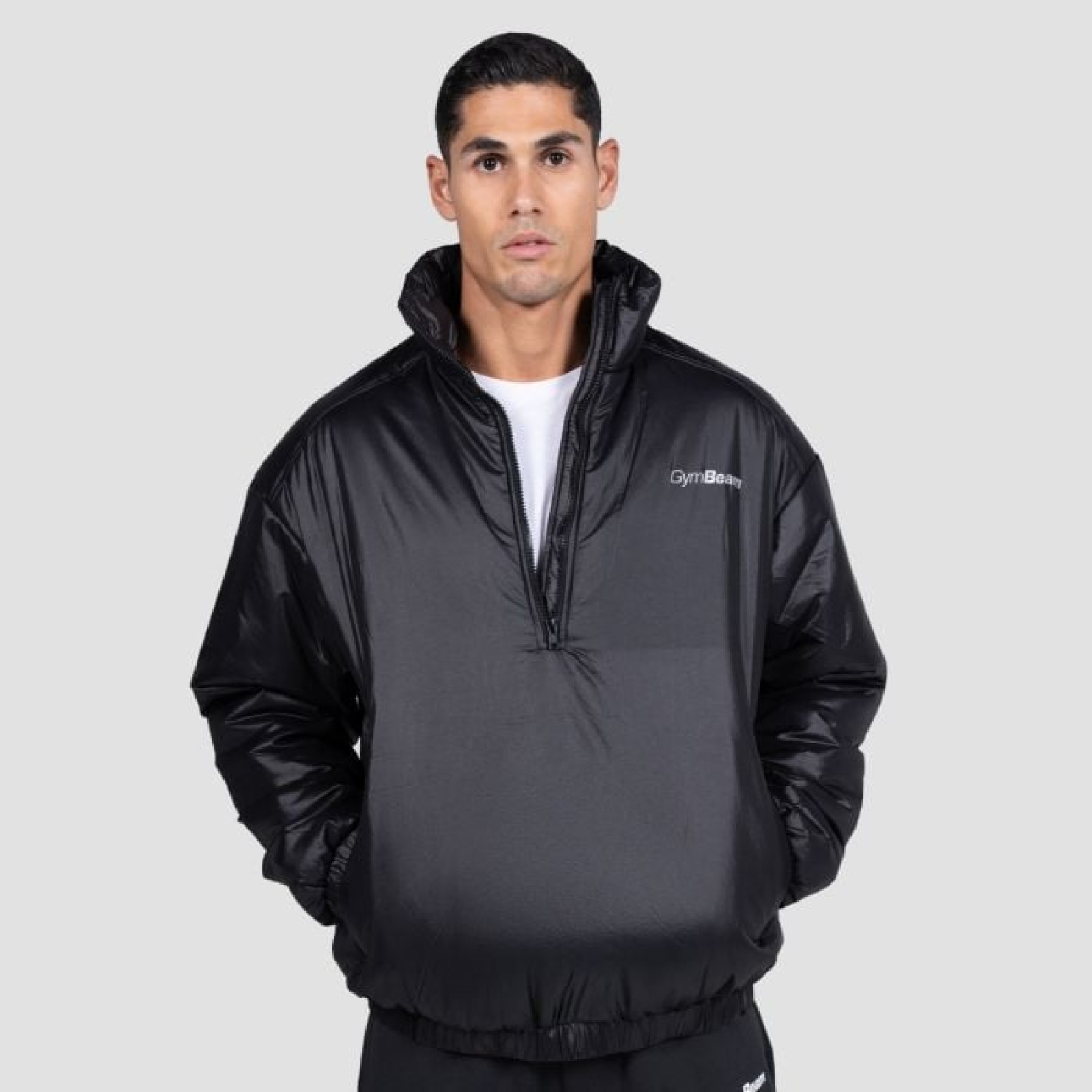 GymBeam Bunda 1/2 Zip Prime Black S · záber 1