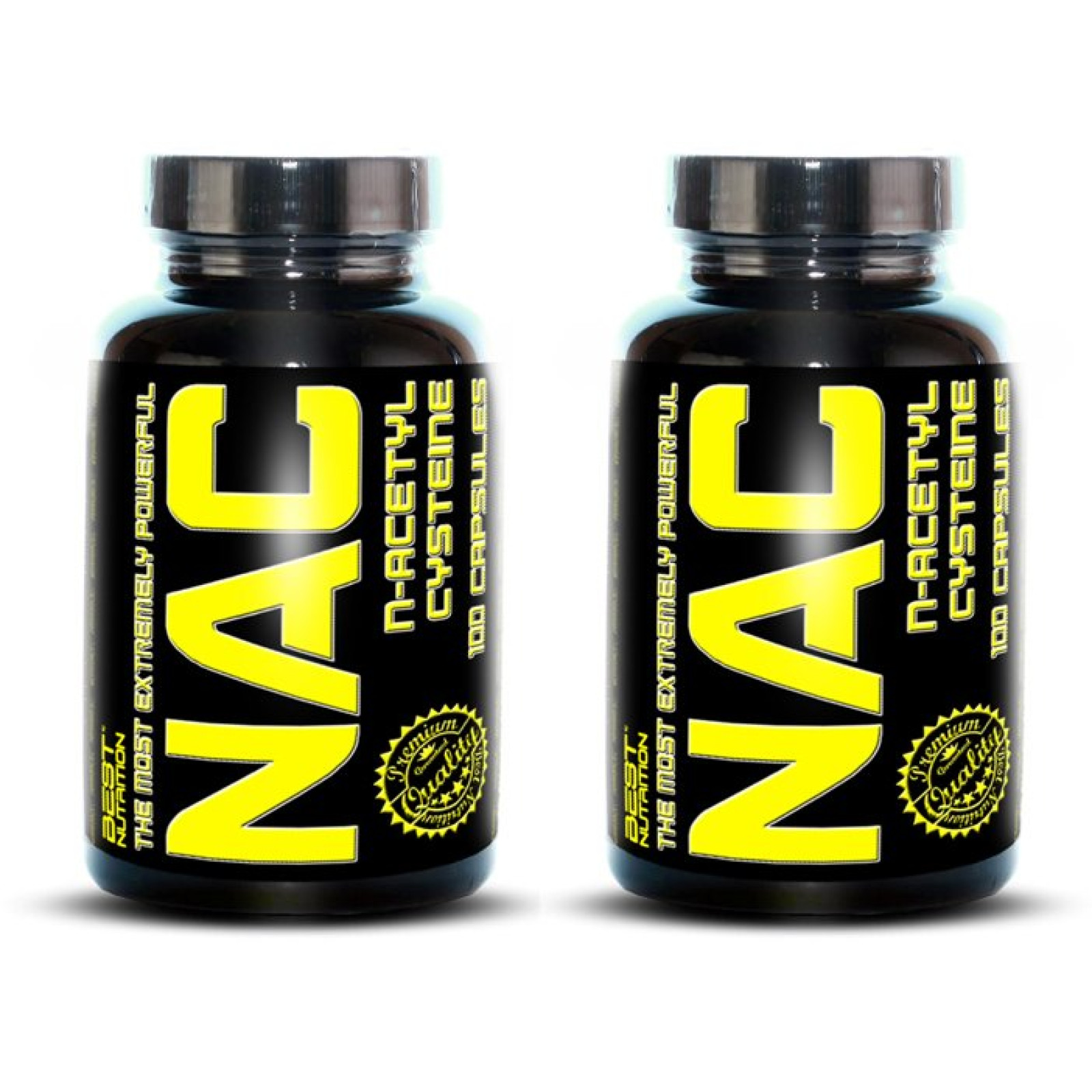 1+1 Zadarmo: NAC (N-acetylcysteine) - Best Nutrition 100 kaps. + 100 kaps. · záber 1