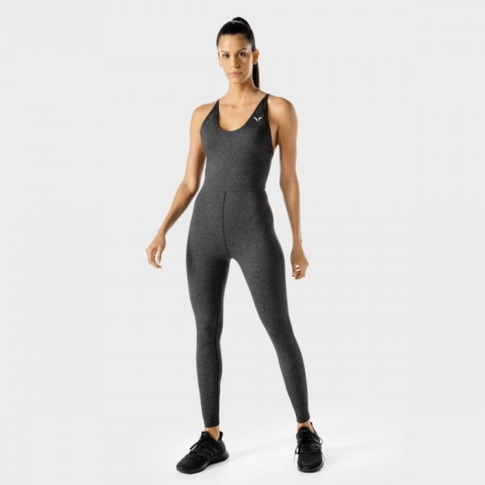 SQUATWOLF Dámsky overal Strappy Catsuit Black Marl M · záber 1