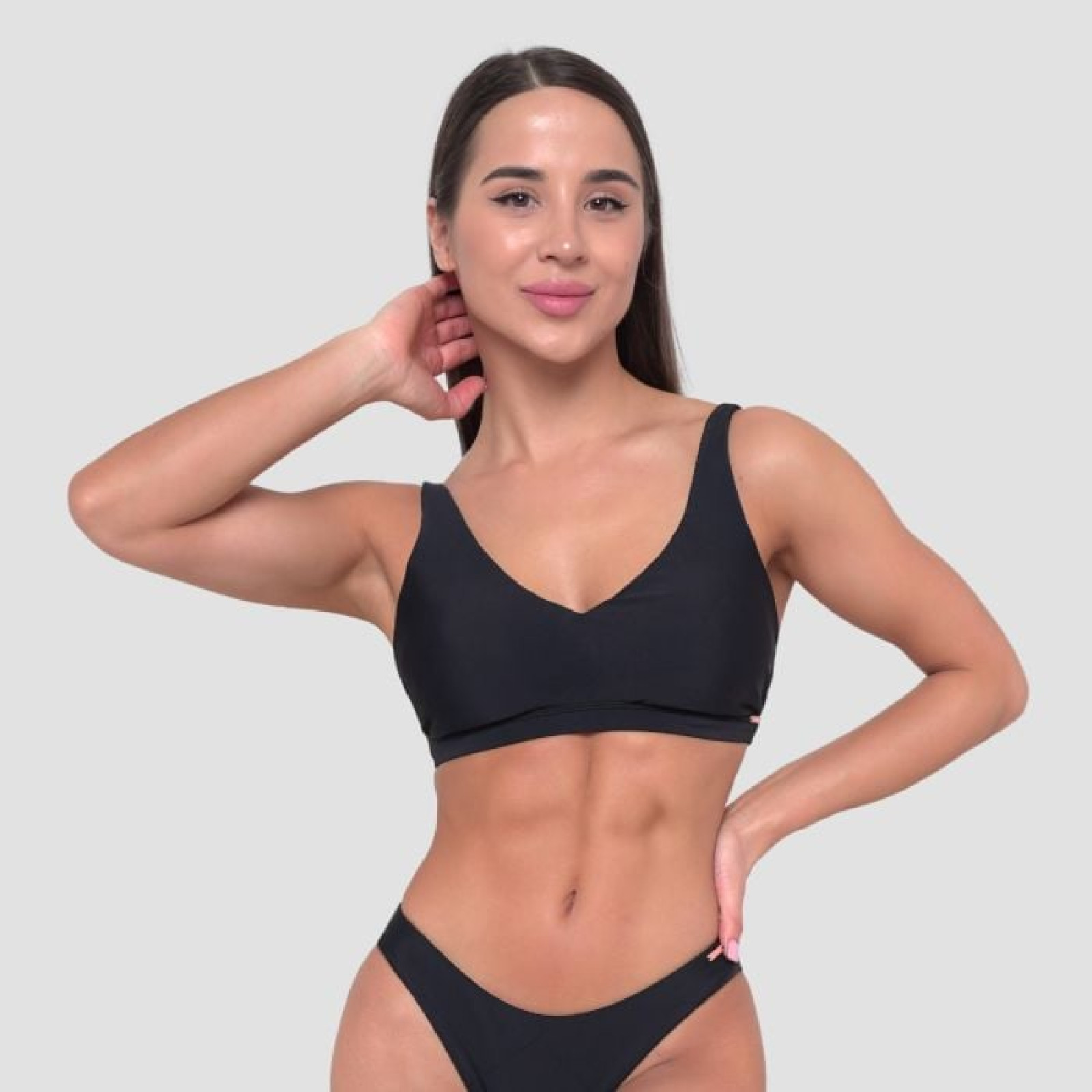 GymBeam Športový vrchný diel plaviek Black XS · záber 1