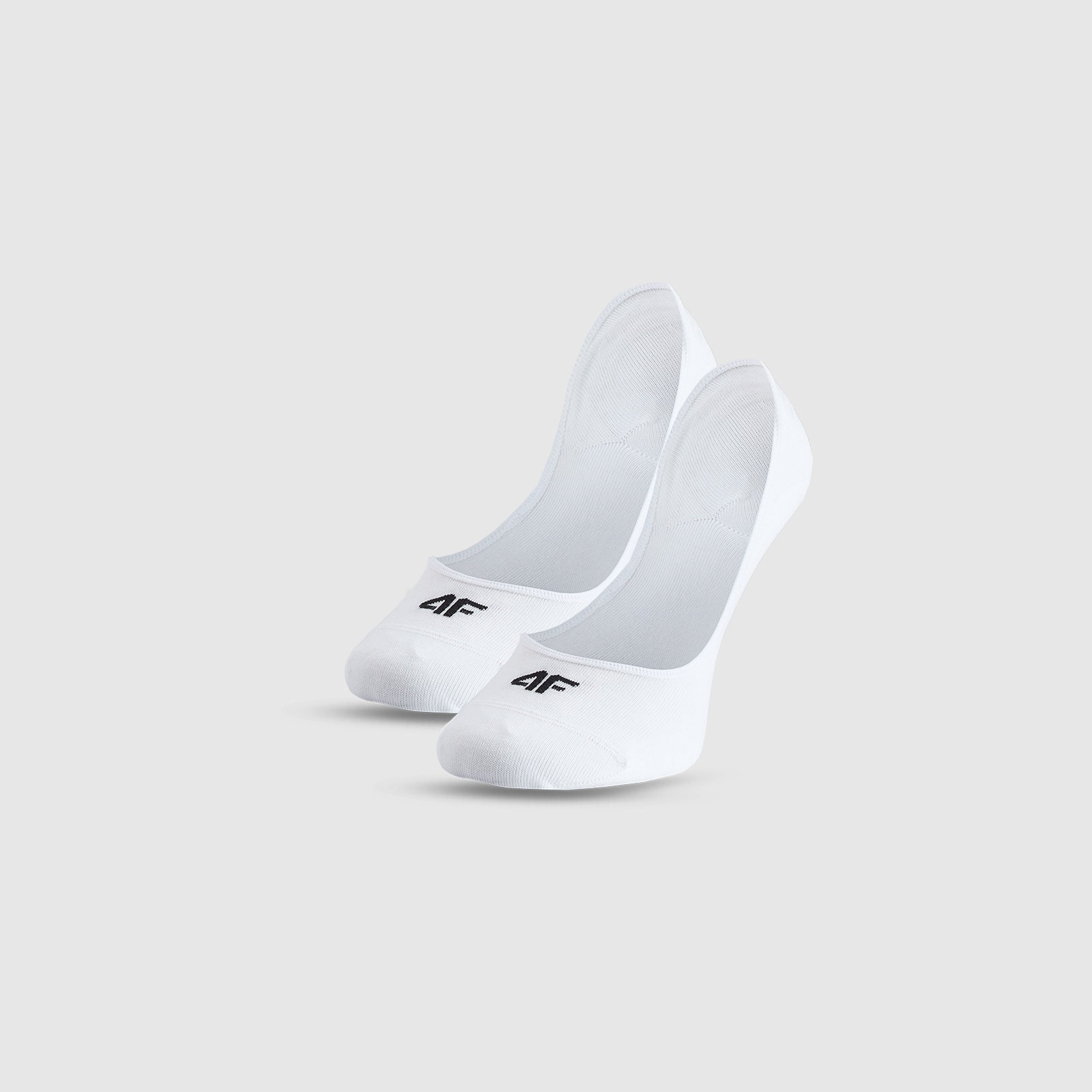 Dámske casual ponožky neviditeľné (2-pack) - biele · záber 1