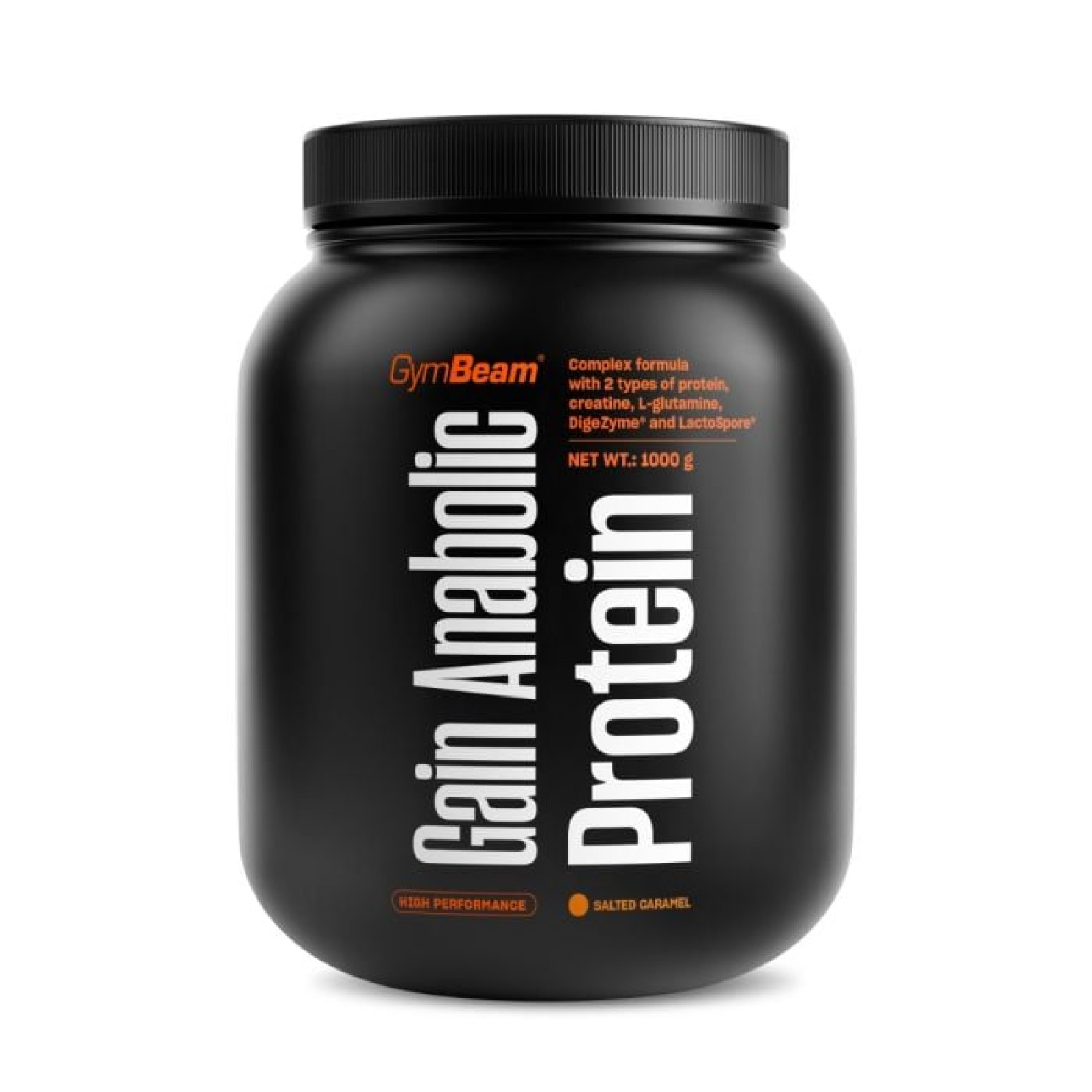 GymBeam Gain Anabolic Protein slaný karamel · záber 1