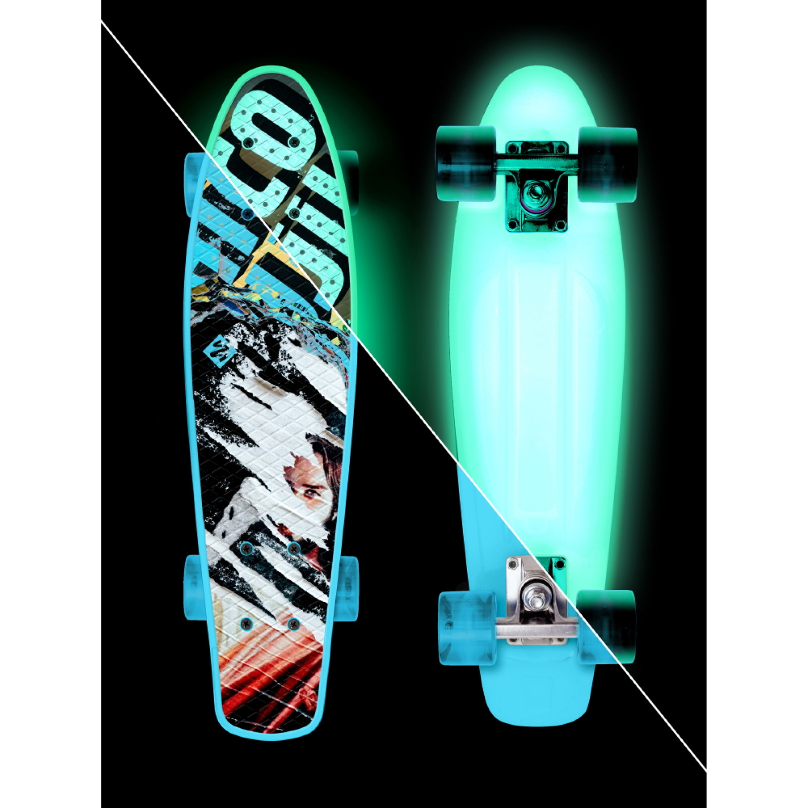 Street Surfing Beach Board Glow Rough Poster · záber 1