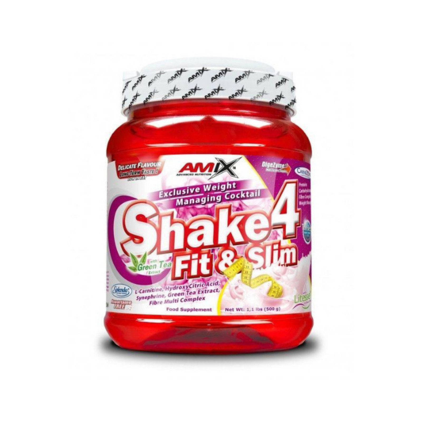 AMIX Shake 4 Fit & Slim jahoda · záber 1