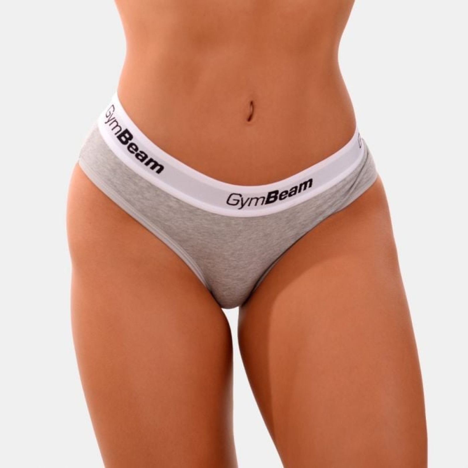 GymBeam Nohavičky Briefs 3Pack Grey XSXS · záber 1