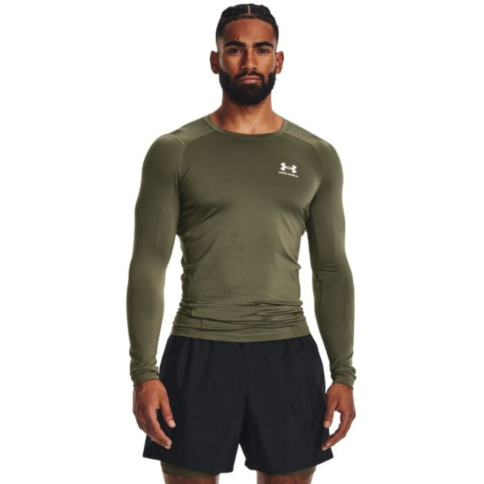 Under Armour Kompresné tričko HG Armour Comp LS Green XXLXXL · záber 1