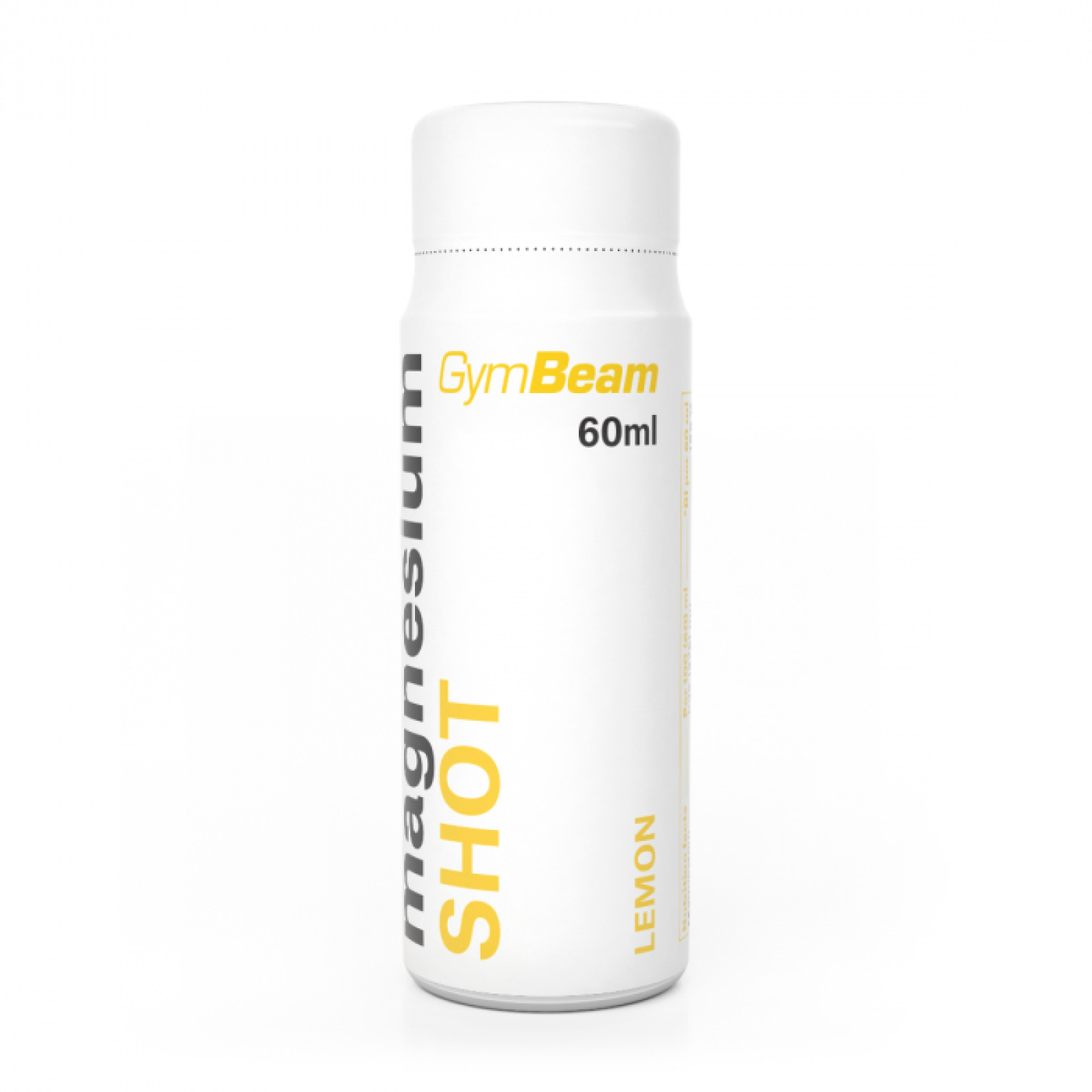 GymBeam Magnesium Shot citrón - Príchuť: Citrón | Hmotnosť: 0,06 kg | Objem: 60 ml | Balenie: 80 · záber 1
