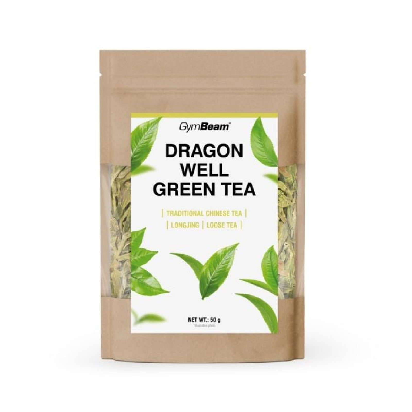 GymBeam Zelený čaj Dragon Well (Longjing) · záber 1