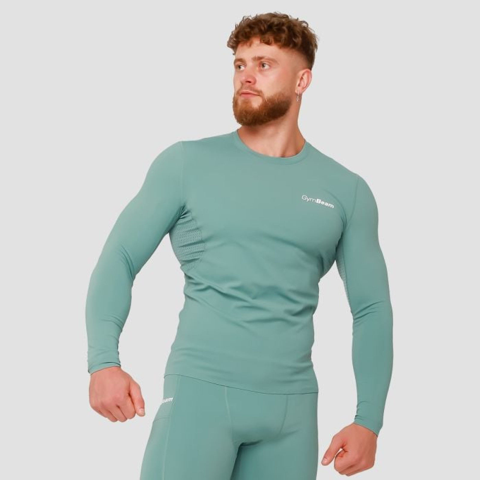 GymBeam Kompresné tričko s dlhým rukávom High Blue XXXL · záber 1