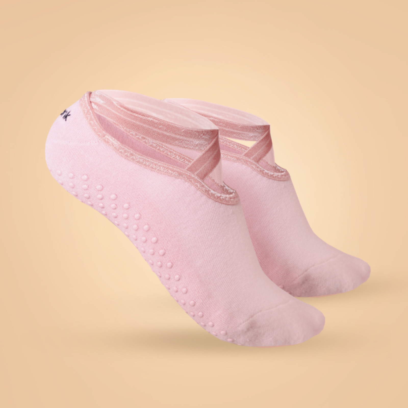 BeastPink Ponožky Grip Yoga Socks Pink MM · záber 1
