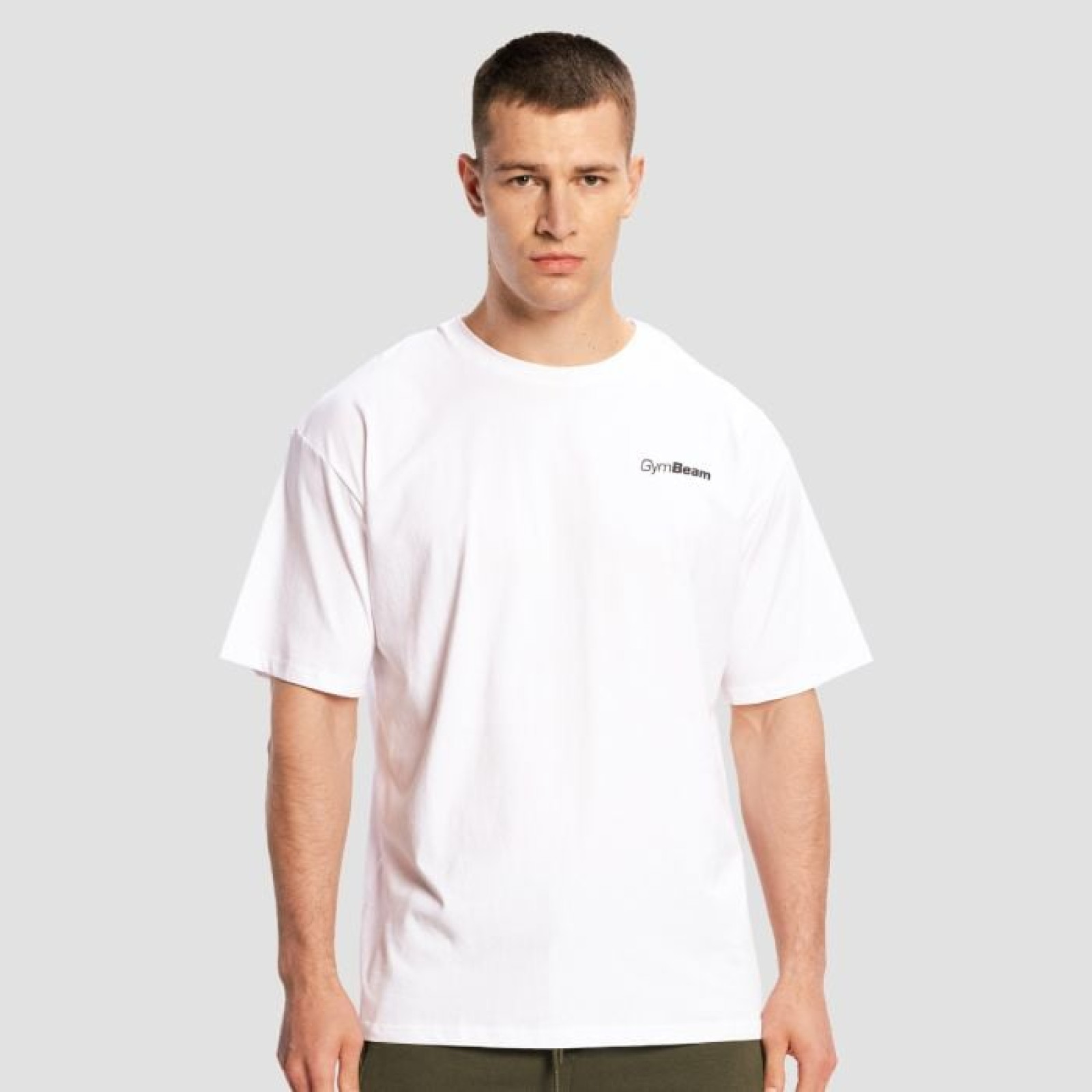 GymBeam Tričko Oversized Limitless White M · záber 1
