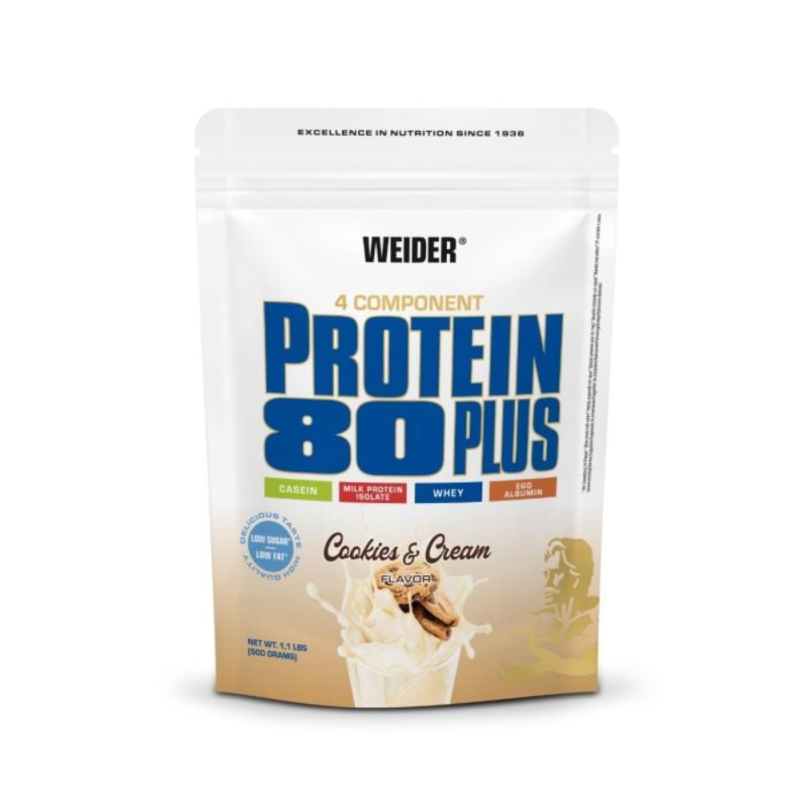 Weider Potein 80 PLUS cookies & cream · záber 1