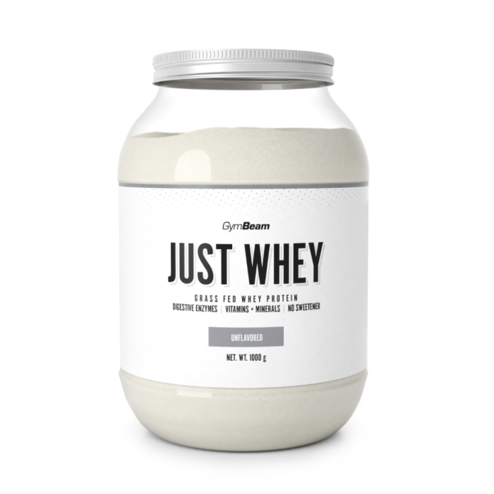 GymBeam Just Whey bez príchute - Príchuť: Bez príchute | Hmotnosť: 1 kg · záber 1