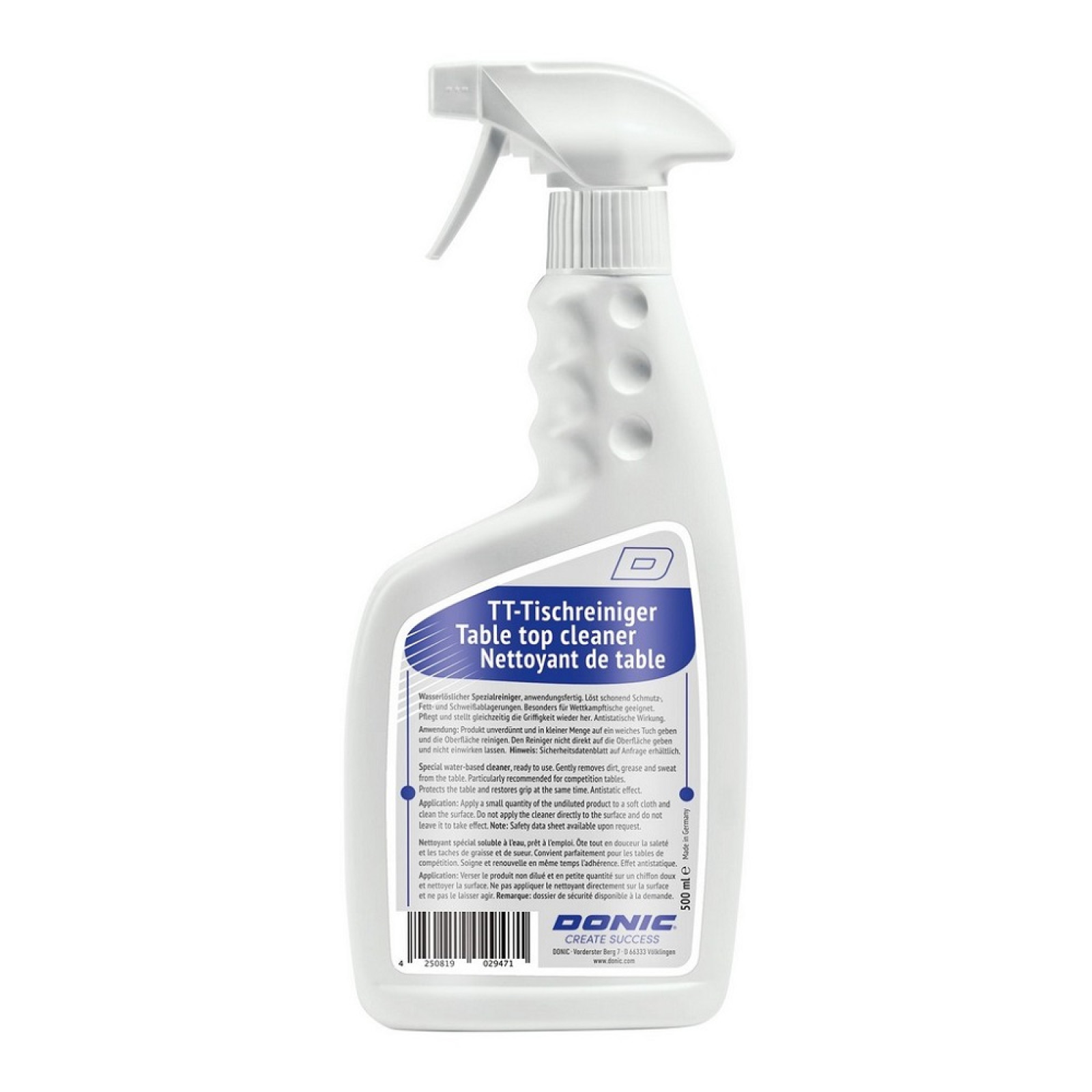 Čistiaci prostriedok DONIC Clean 500 ml · záber 1