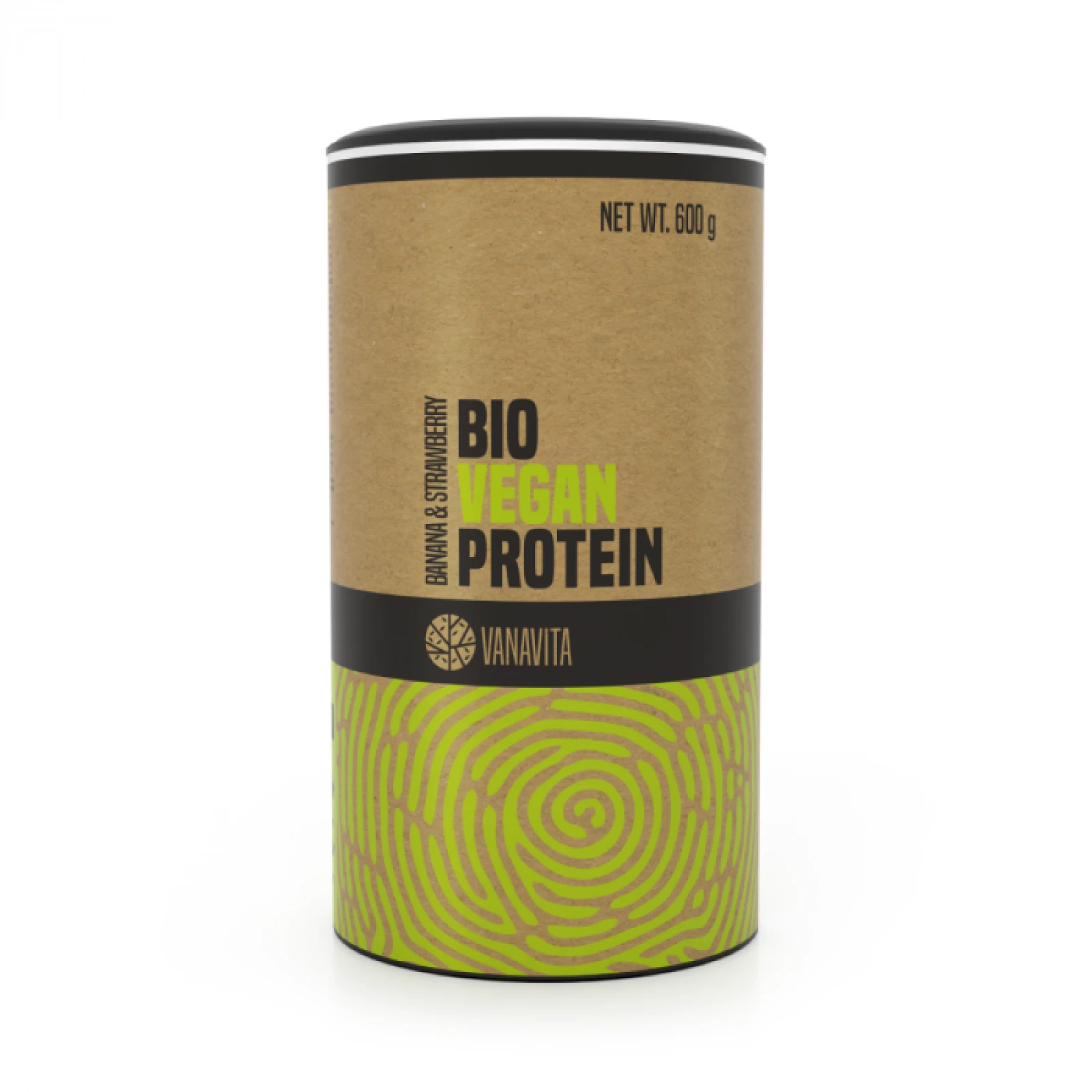 VanaVita BIO Vegan Protein banán jahoda · záber 1