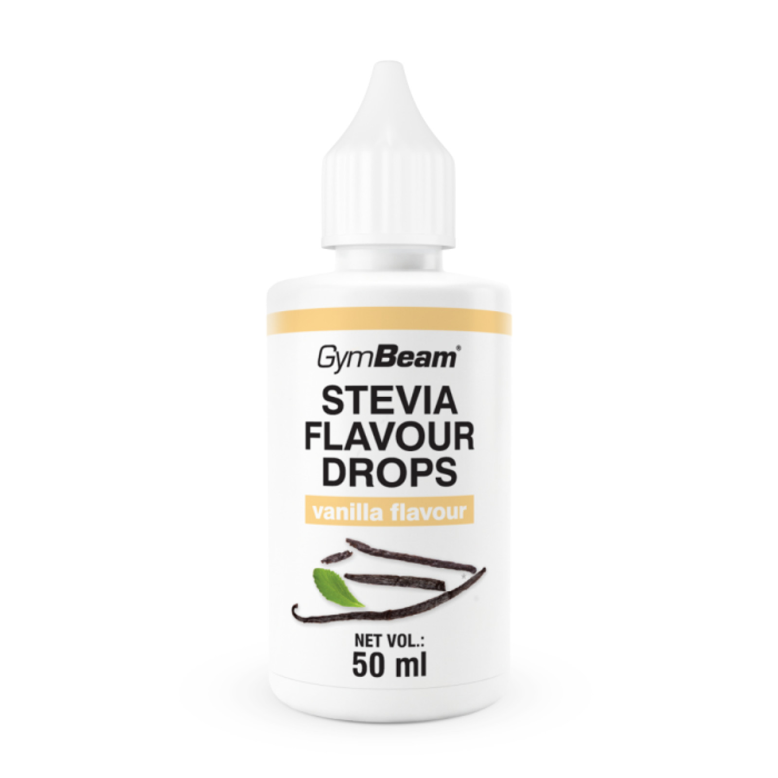 GymBeam Stevia Flavour Drops vanilka · záber 1