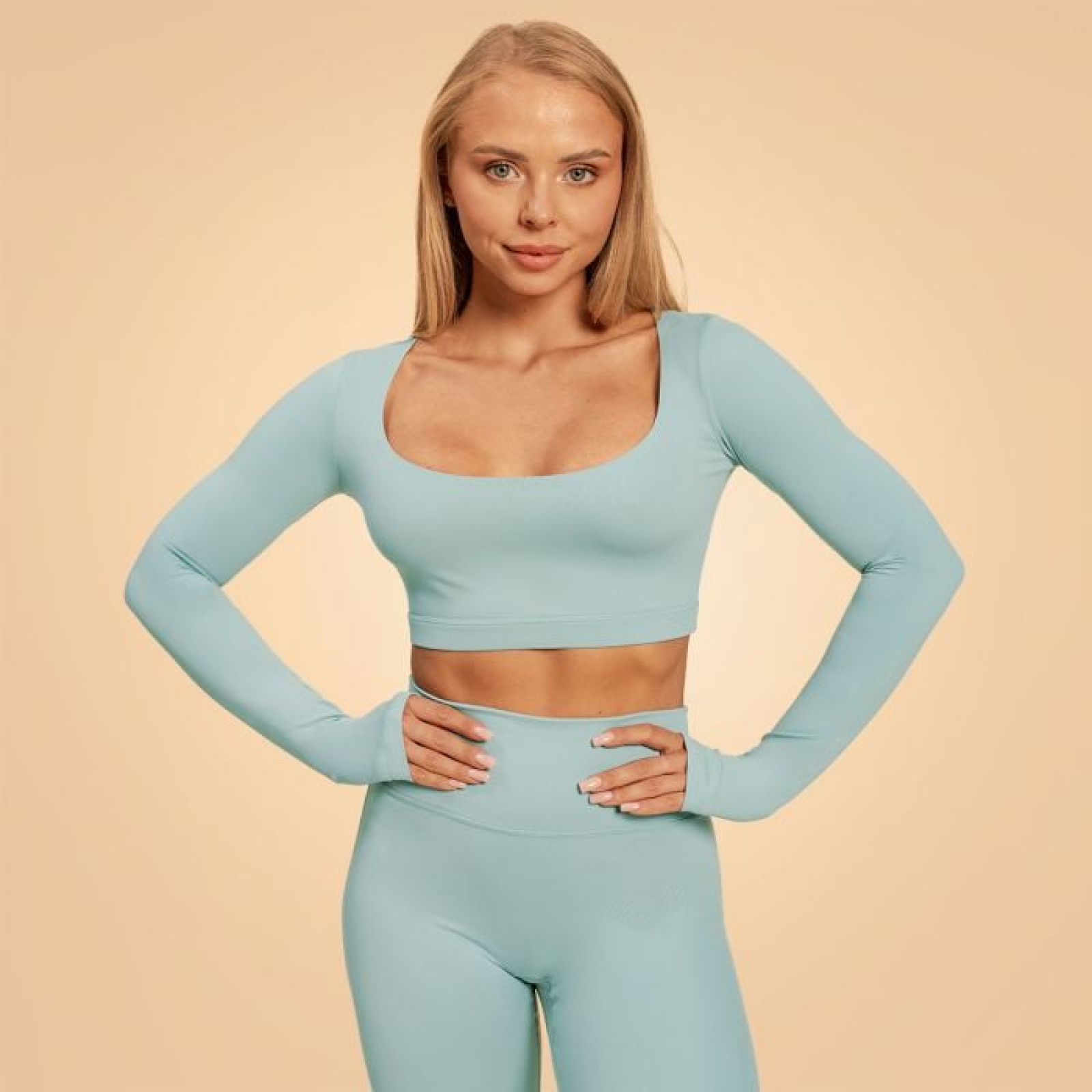 BeastPink Dámsky športový top Sense Storm Blue XSXS · záber 1