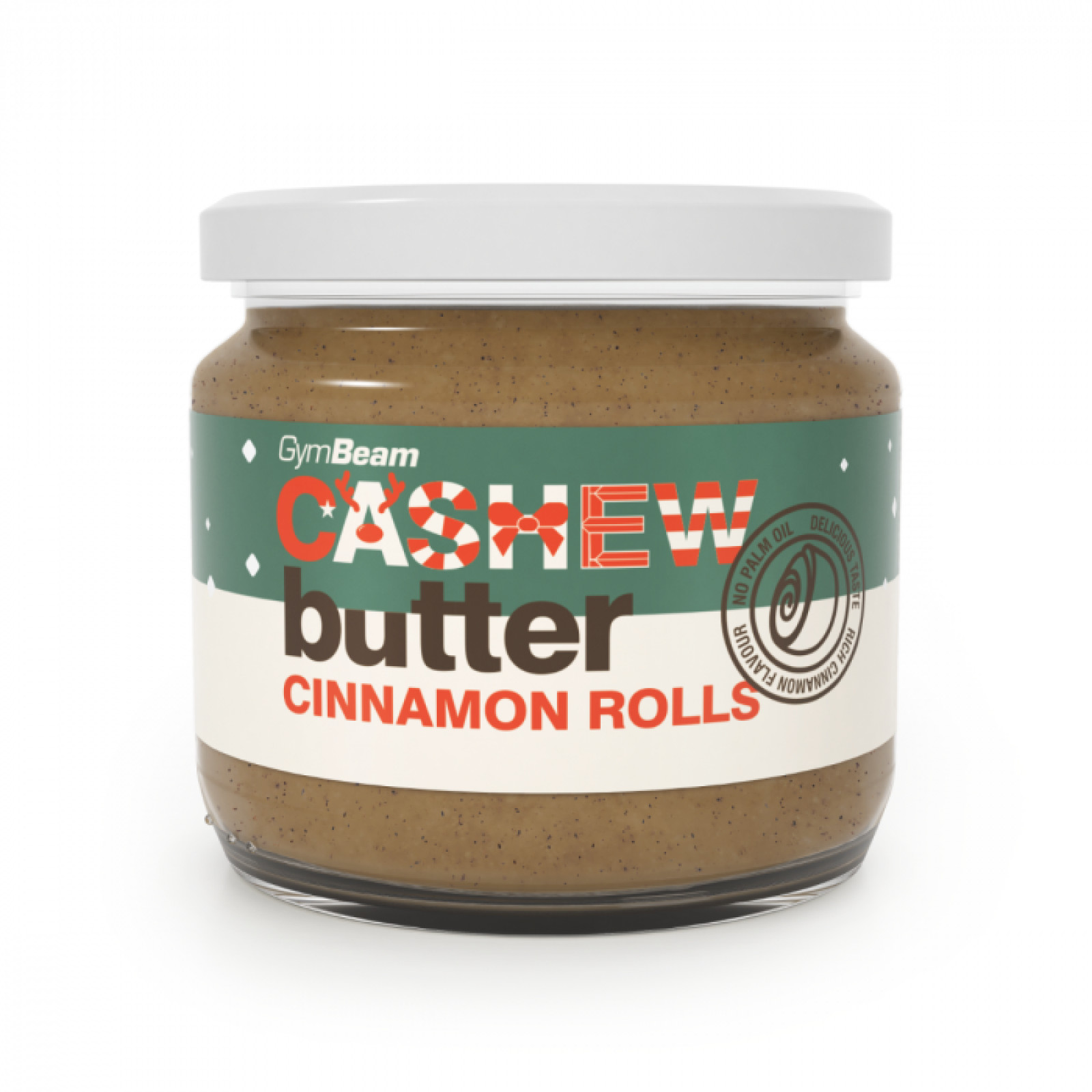 GymBeam Kešu krém - Cinnamon maslo - Hmotnosť: 0,34 kg | Balenie: 28 · záber 1