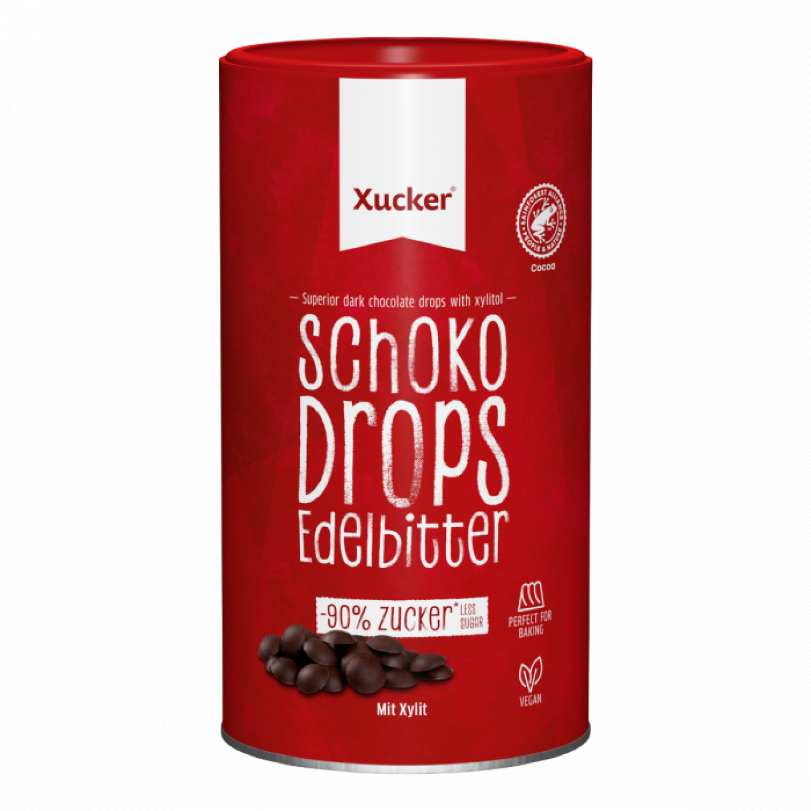 Xucker Chocolate Drops tmavá čokoláda horká čokoláda · záber 1