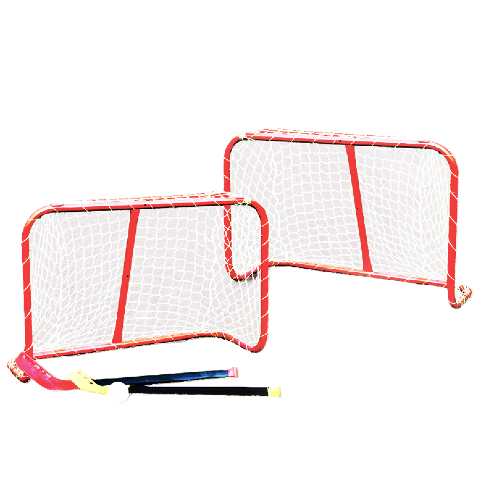 Brankový set MASTER 81 x 54 x 31 cm s hokejkami · záber 1