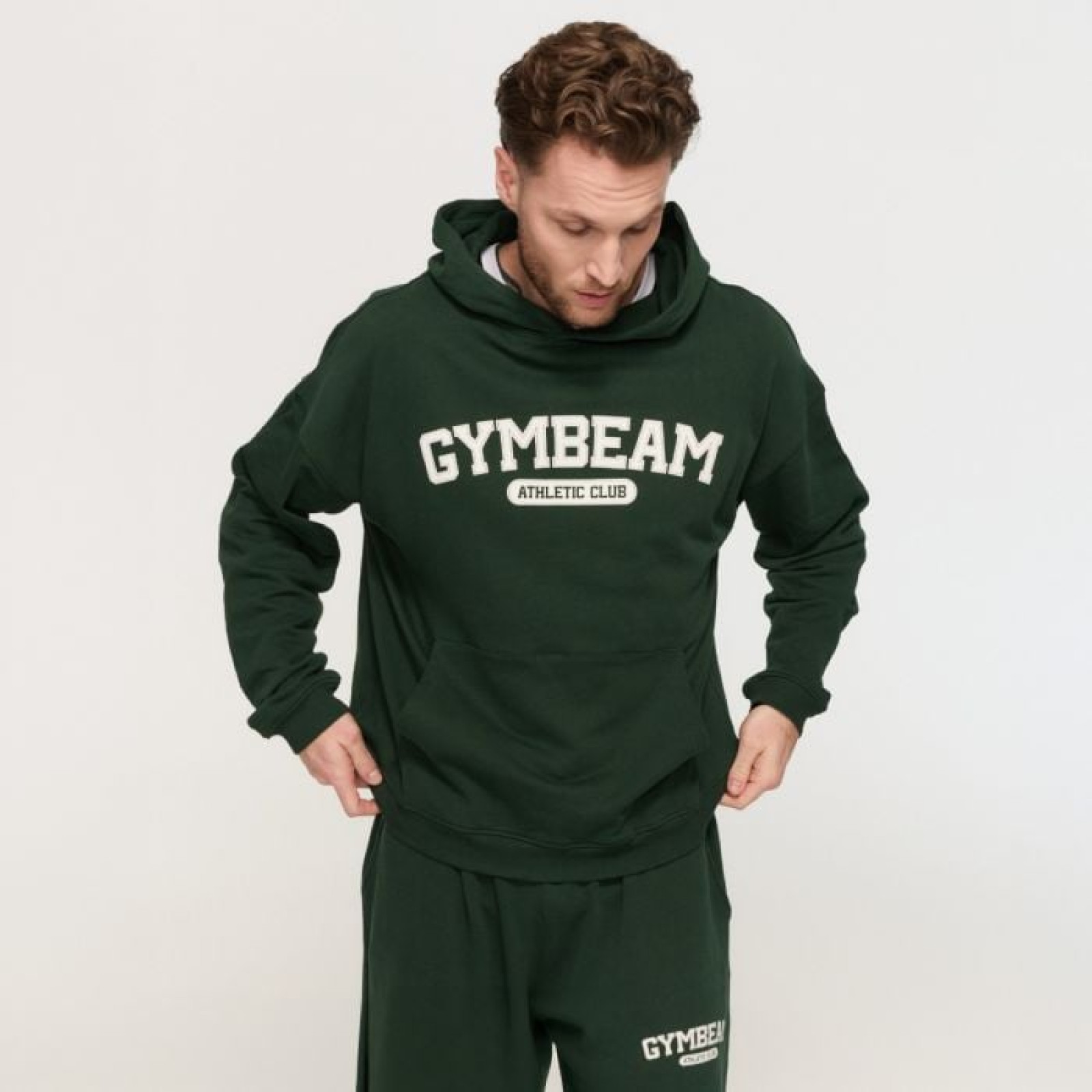 GymBeam Mikina Varsity Green L · záber 1