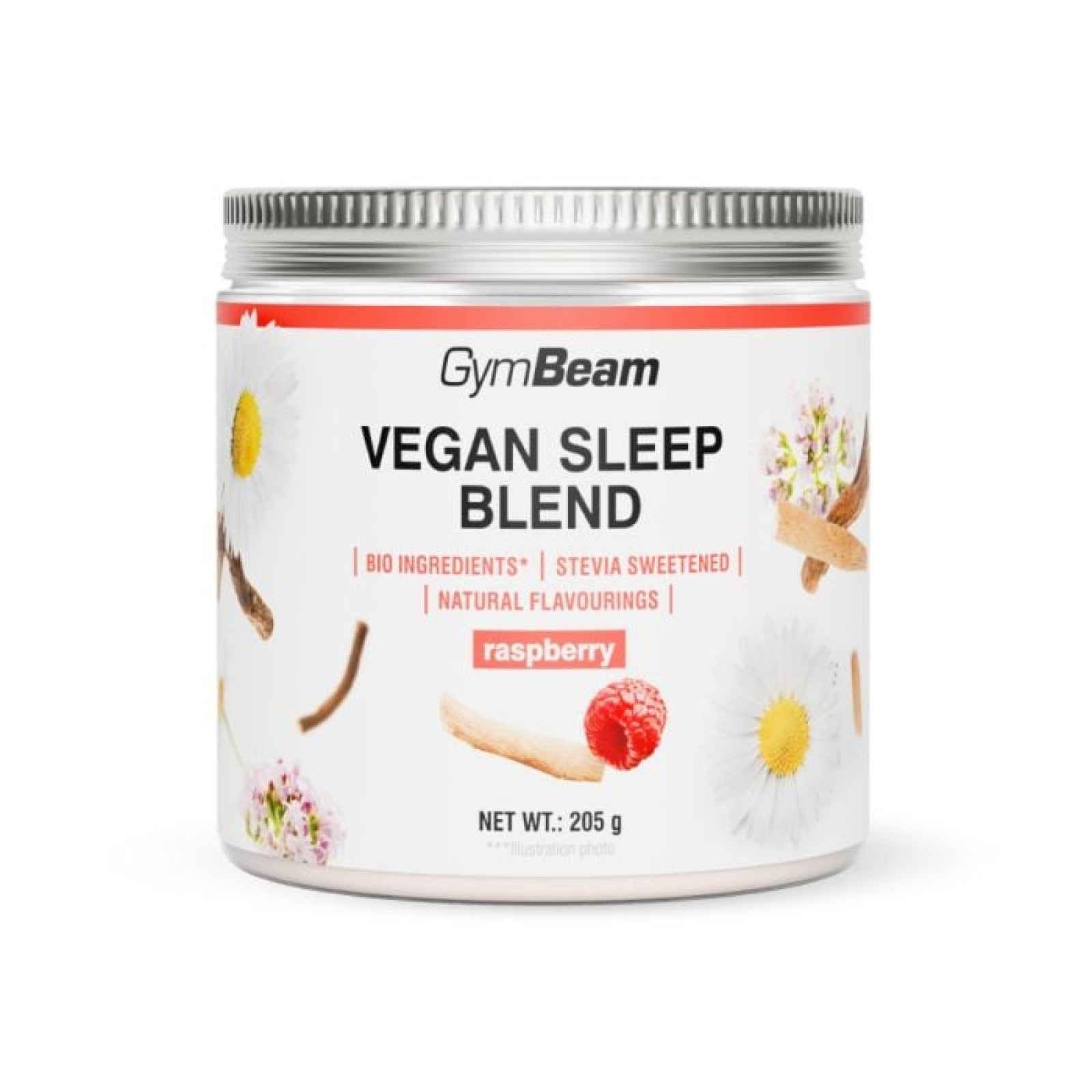 GymBeam Vegan Sleep Blend malina · záber 1