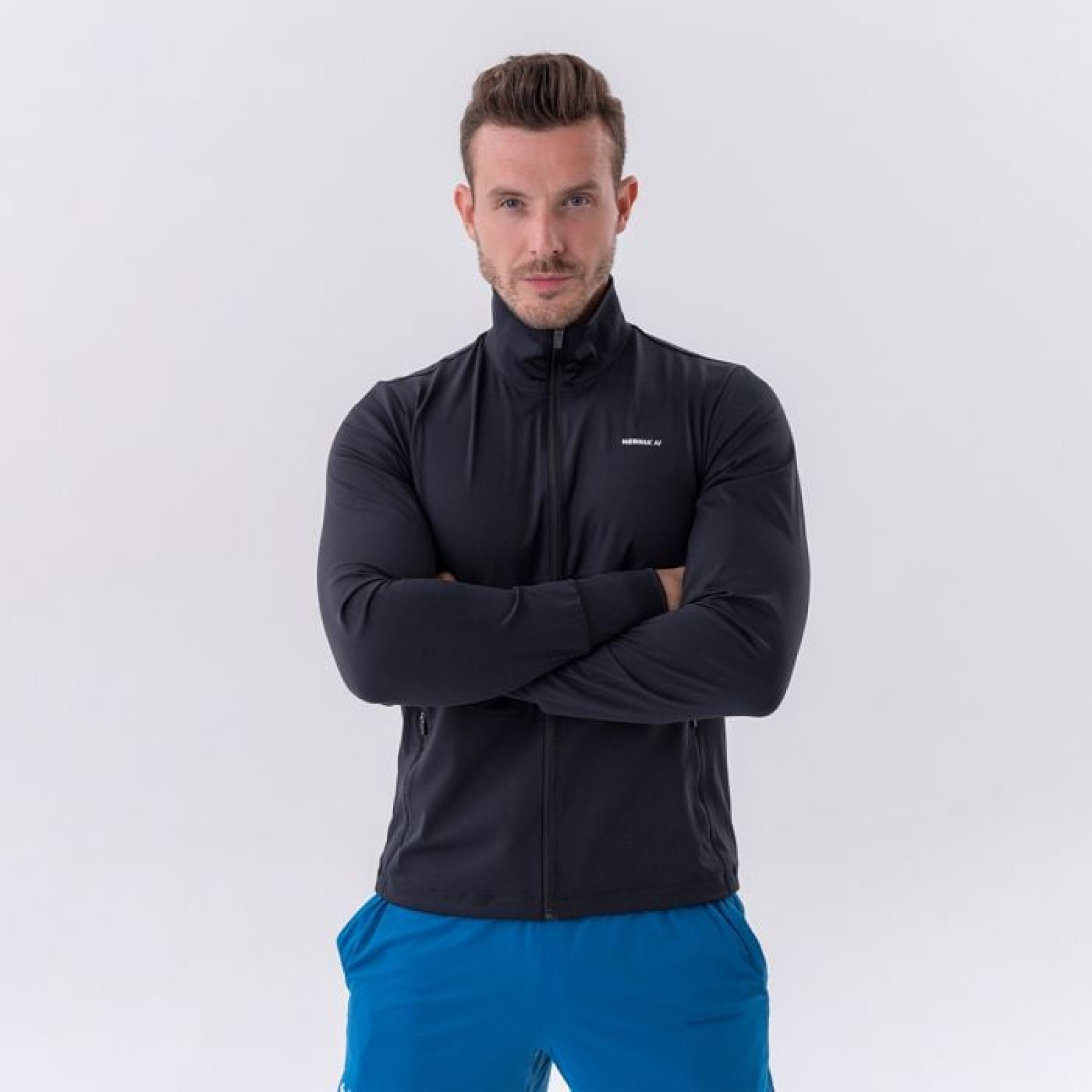 NEBBIA Pánska bunda Zipper Control Black XXLXXL · záber 1
