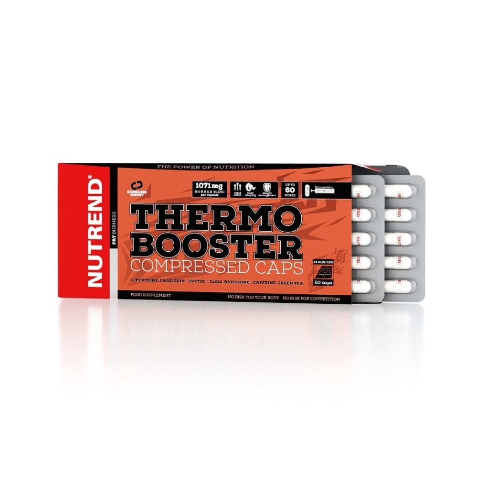 Nutrend Thermobooster Compressed Caps 60 kapslí · záber 1