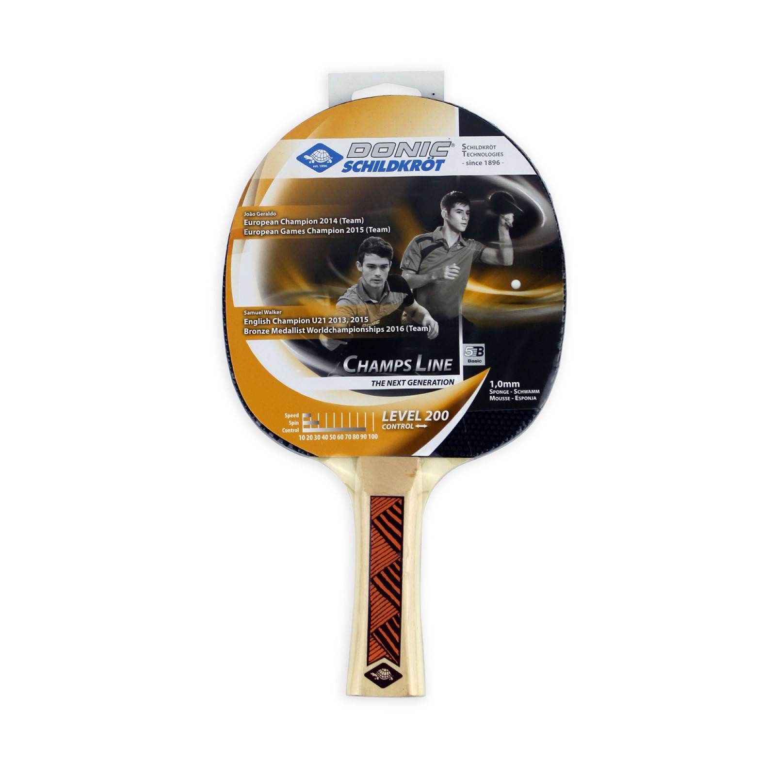 Raketa na stolný tenis DONIC Young Champs 200 · záber 1