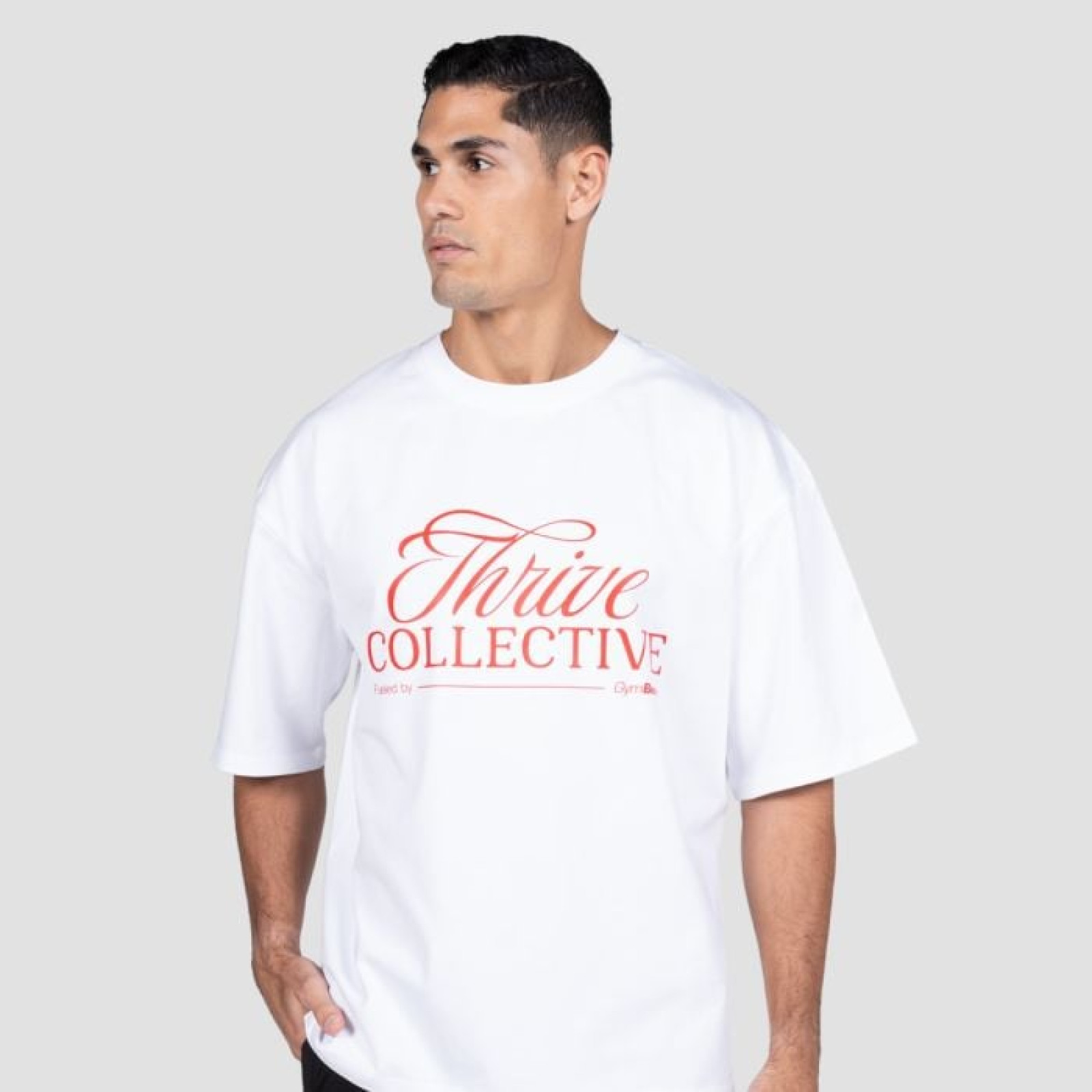 GymBeam Tričko Thrive White L · záber 1