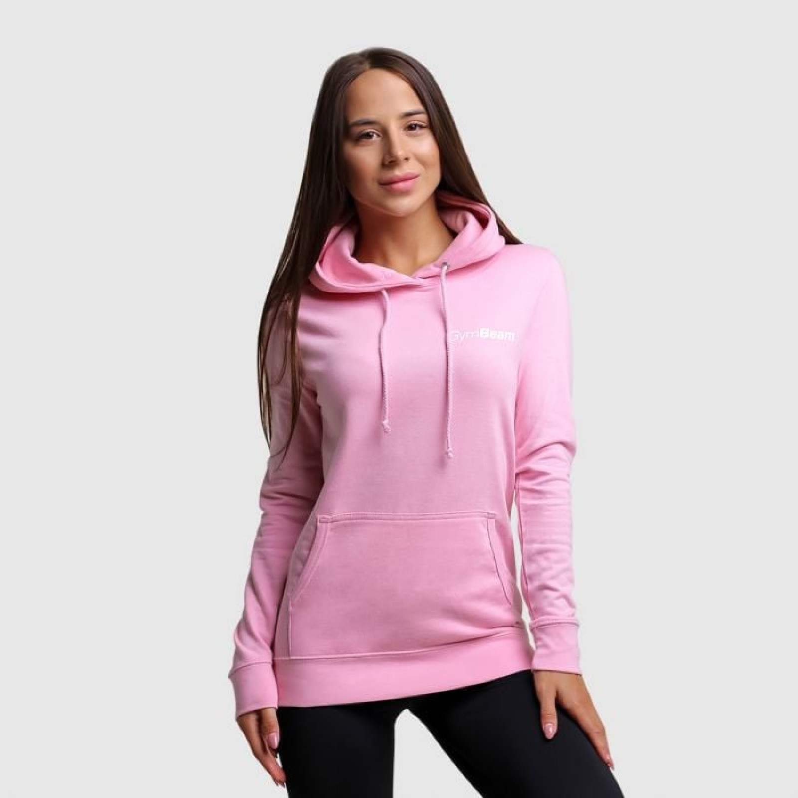GymBeam Dámska mikina PRO Hoodie Baby Pink M · záber 1