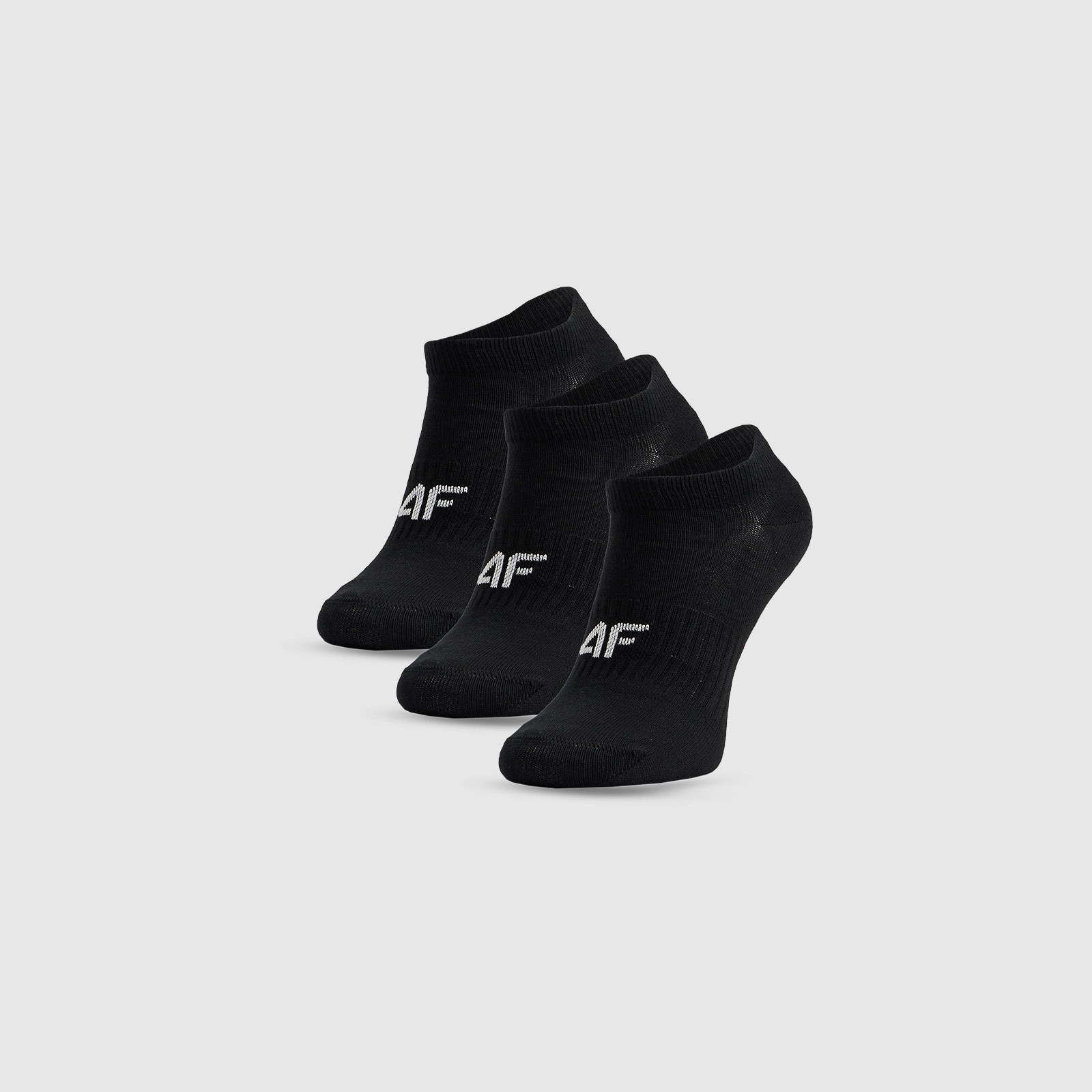 Ponožky krátke (3-pack) dievčenské - čierne · záber 1