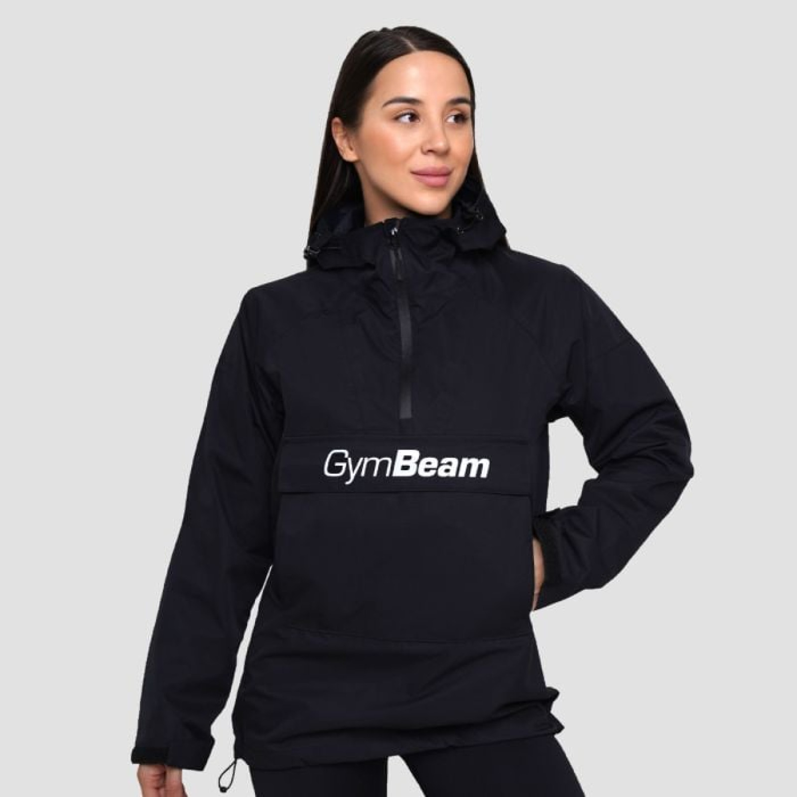 GymBeam Dámska bunda Rain Smock Black SS · záber 1
