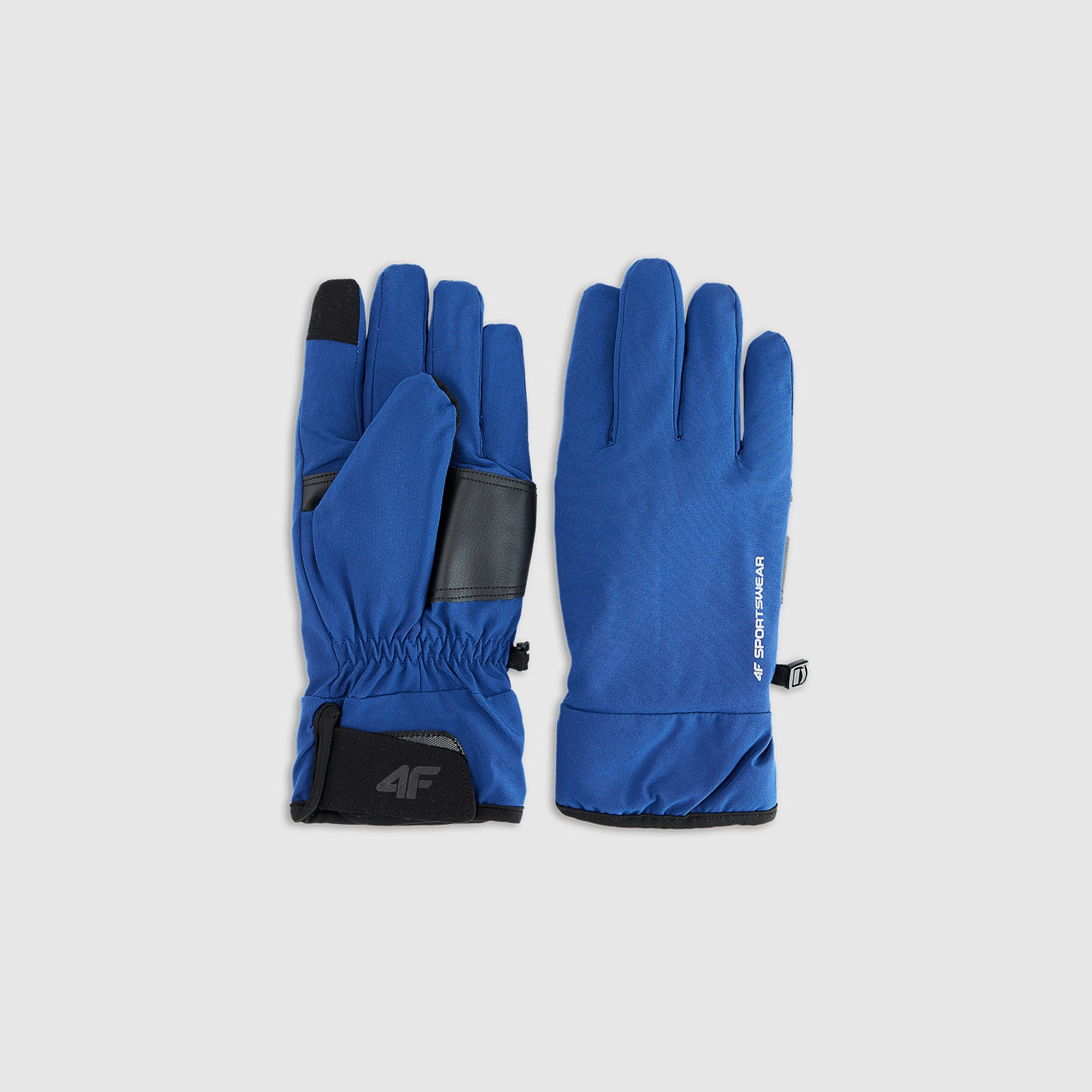 Unisex zimné rukavice Touch Screen - tmavomodré · záber 1