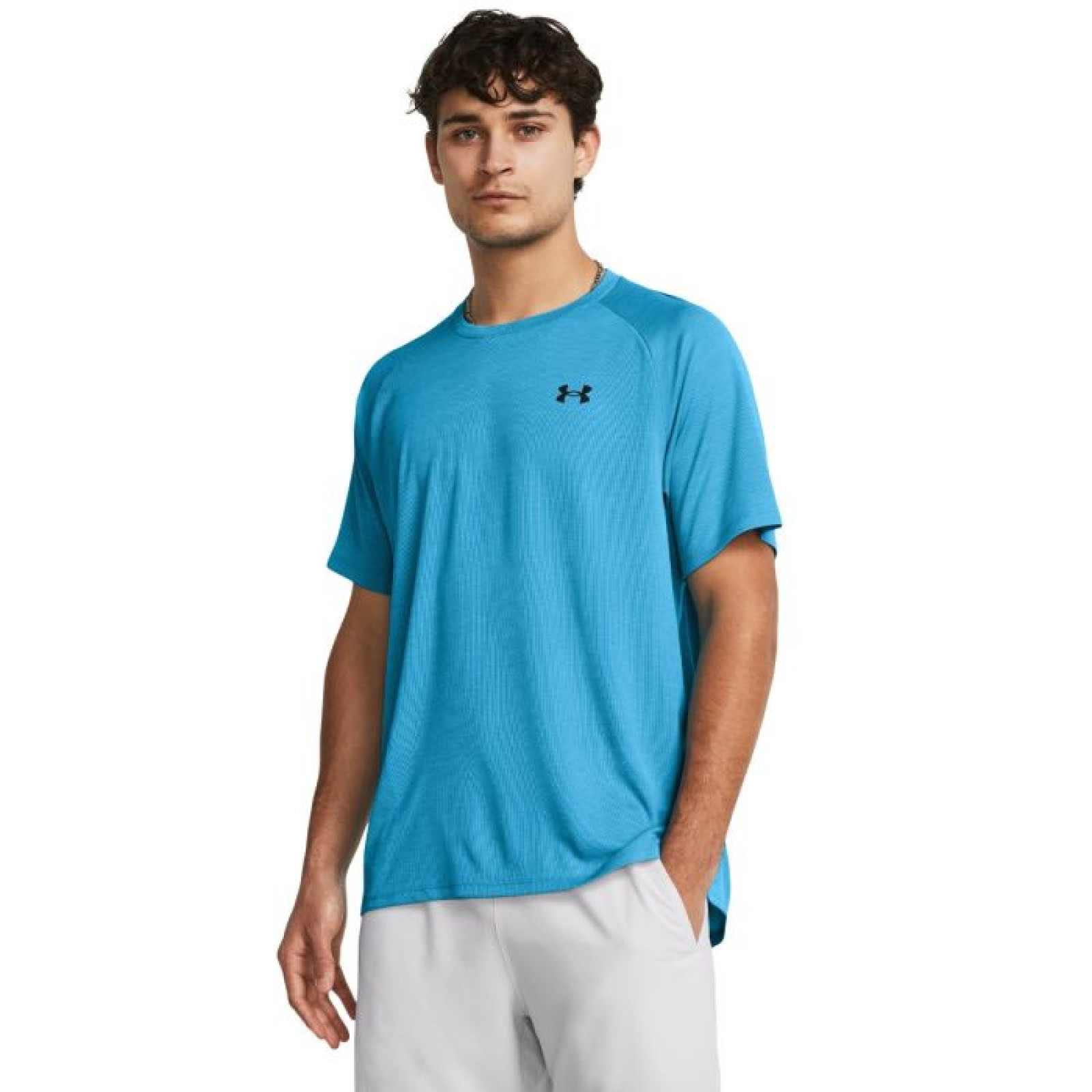 Under Armour Tričko Tech Textured SS Blue SS · záber 1
