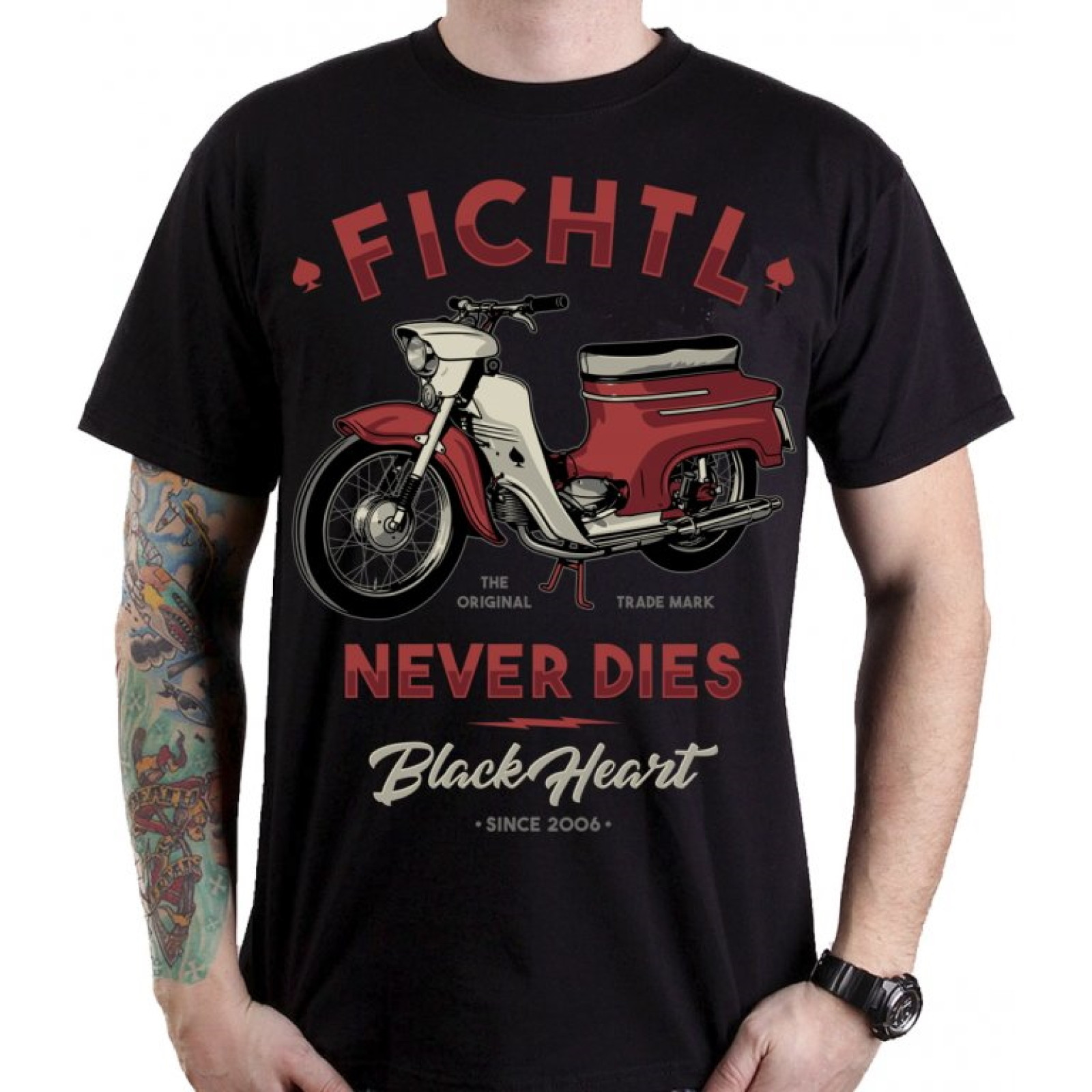 BLACK HEART Fichtl čierna - M · záber 1
