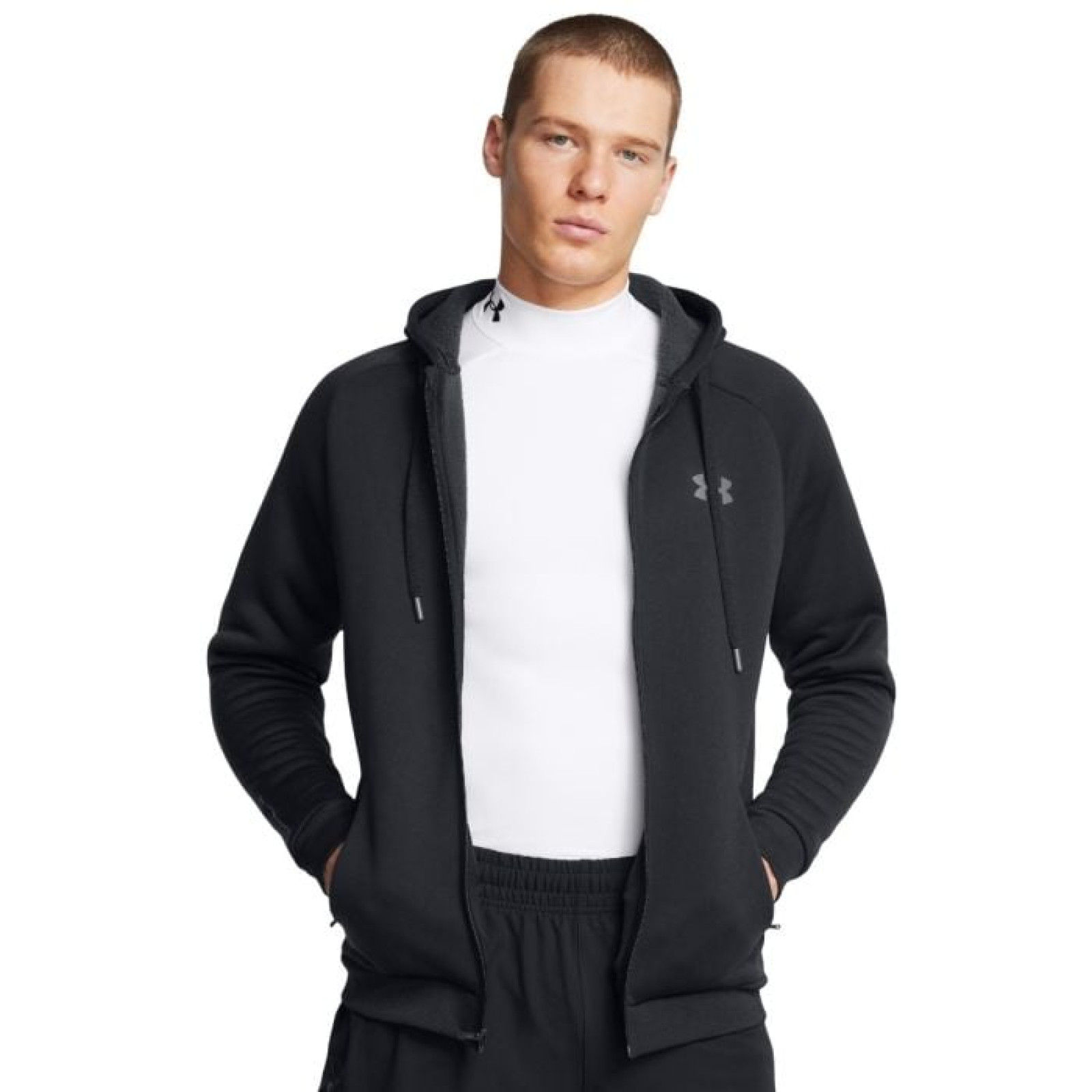 Under Armour Mikina Armour Fleece Pro FZ Black LL · záber 1